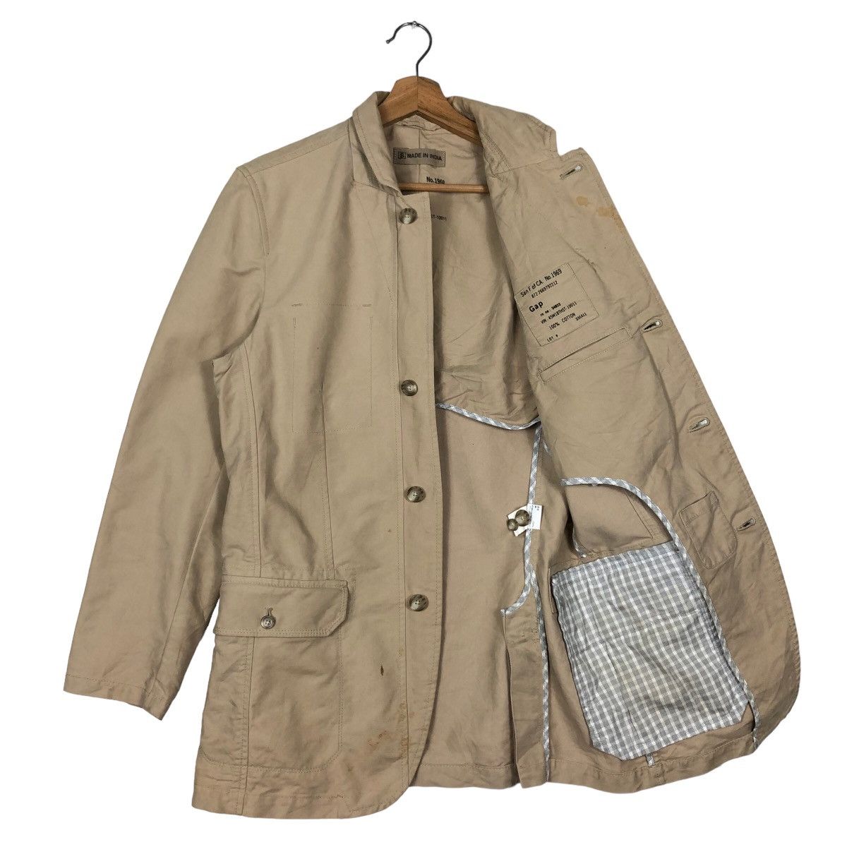 Japanese Brand 🔥90’s Vintage Hikory Chore Jacket Gap Japan Made Size US S / EU 44-46 / 1 - 8 Thumbnail