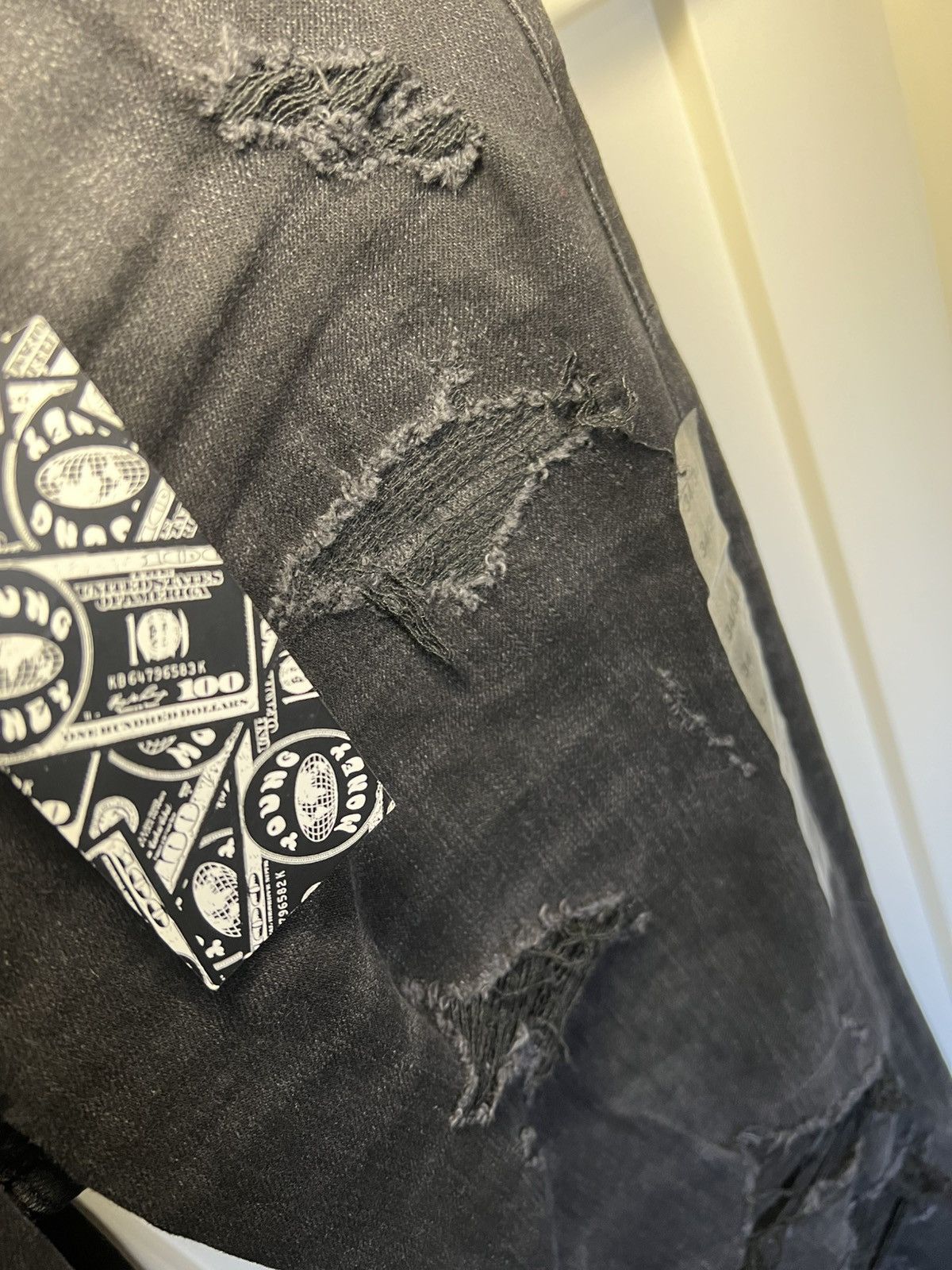 Lil Wayne Young Money Entert X American Eagle distressed stacked jeans Size US 34 / EU 50 - 20 Thumbnail
