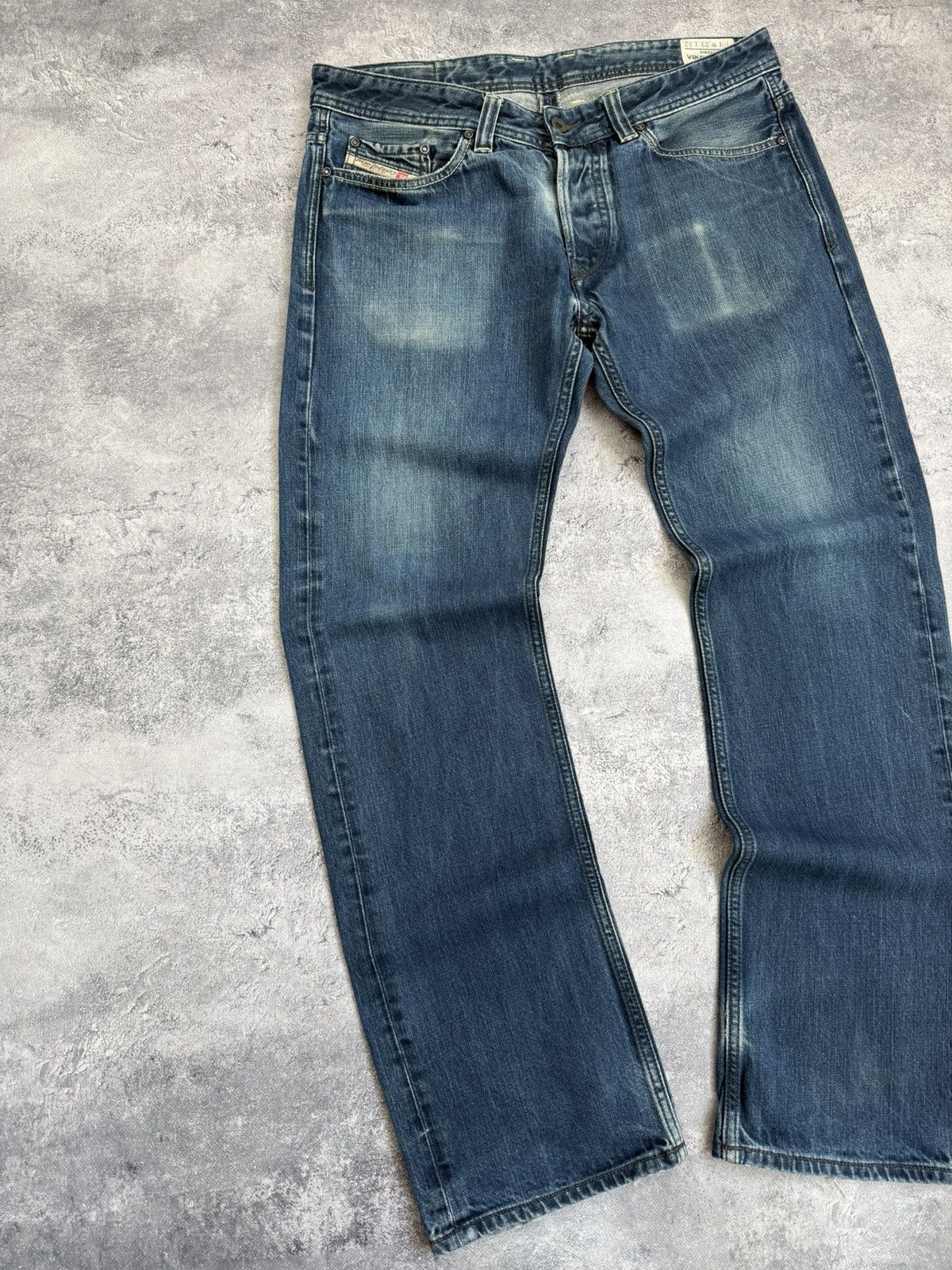 Diesel Vintage Diesel Jeans Flared Baggy Denim 90s Y2K Rare Size US 33 - 7 Thumbnail