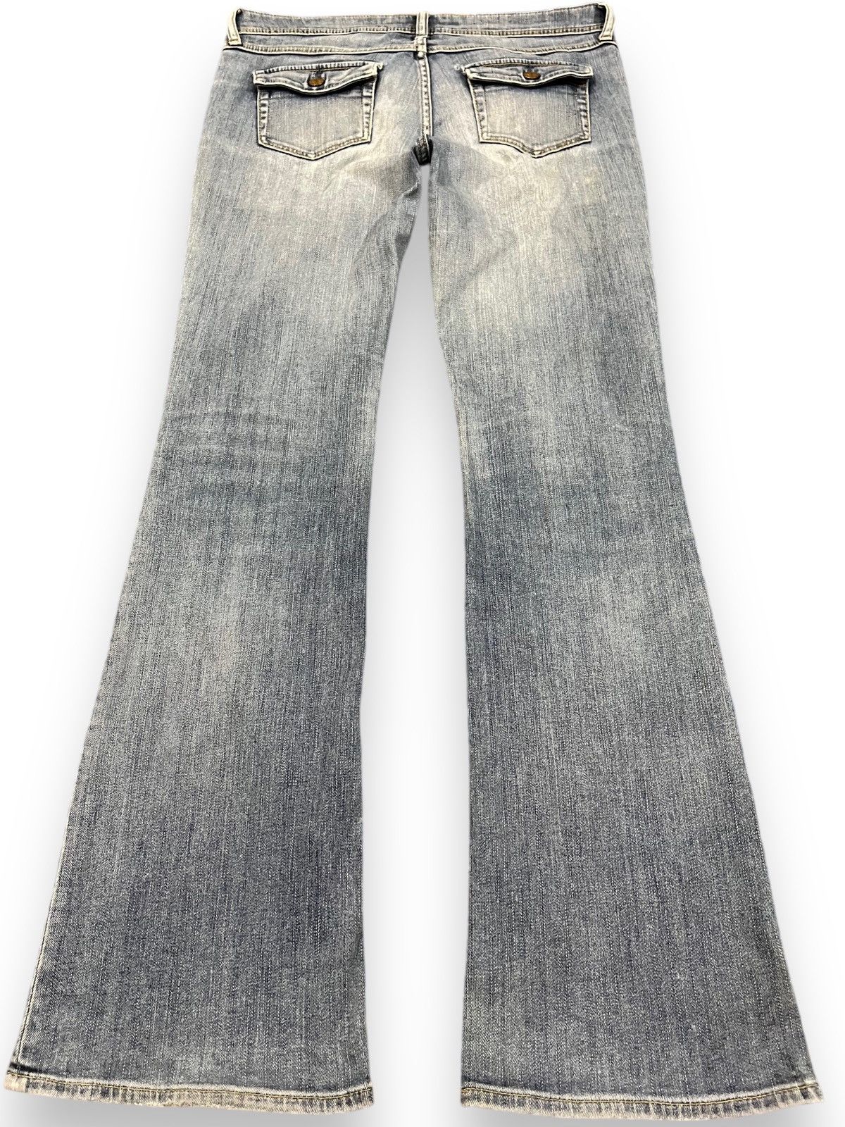 Jun Takahashi Vintage Uniqlo Style Up Flare Denim Size US 34 / EU 50 - 5 Thumbnail
