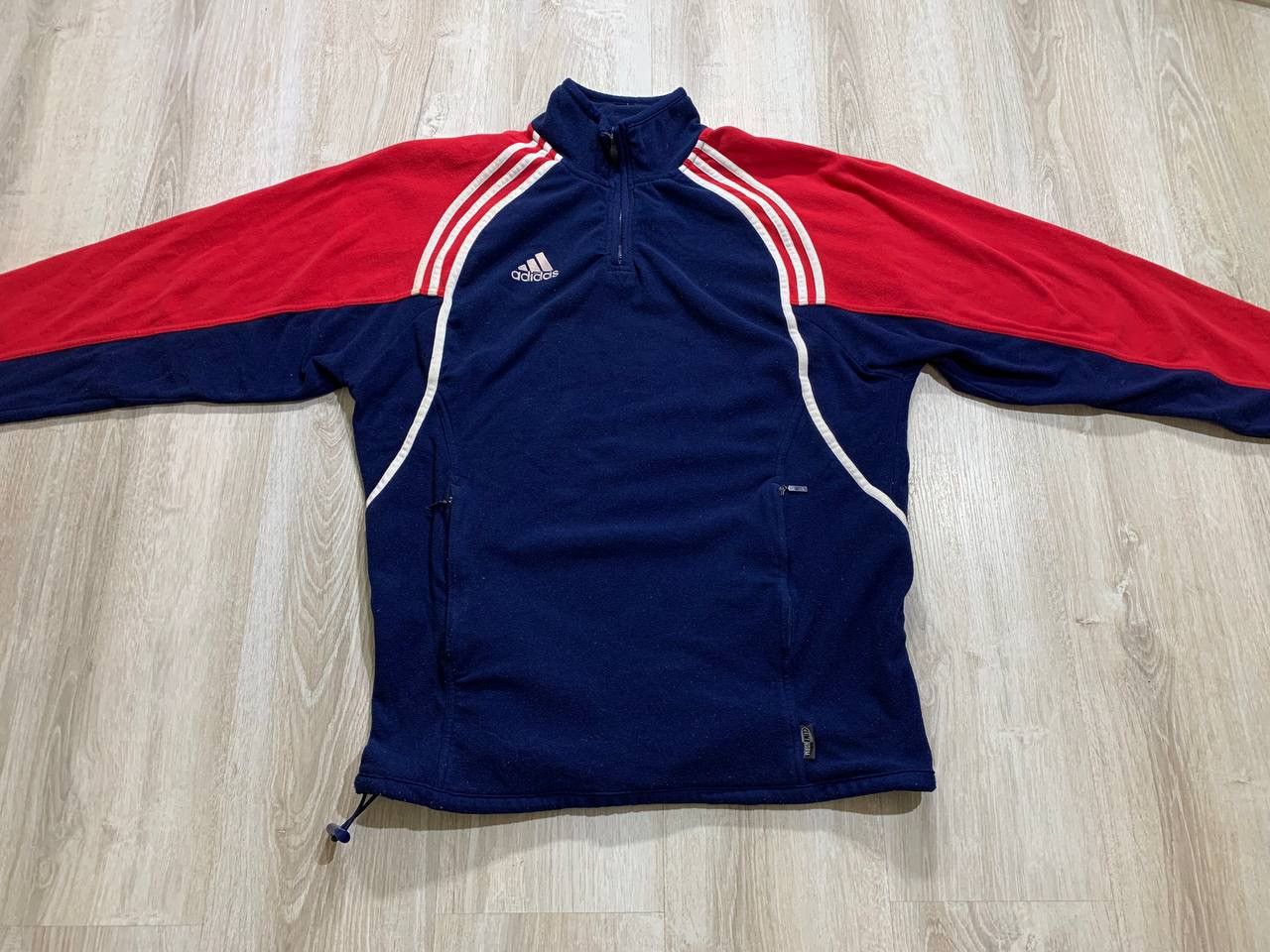 Vintage Mens vintage fleece jacket Adidas Size L Size US L / EU 52-54 / 3 - 2 Thumbnail