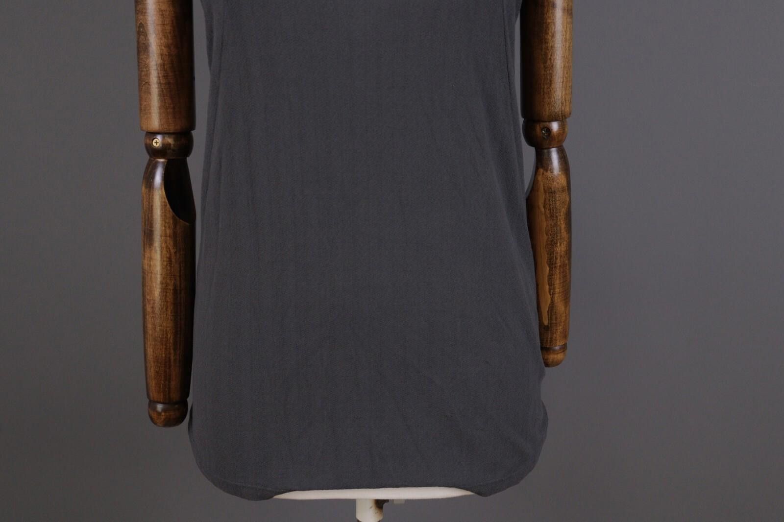 Designer Transit Par Such 212 Gray Summer Top Shirt Size 3 / L Size M / US 6-8 / IT 42-44 - 3 Thumbnail