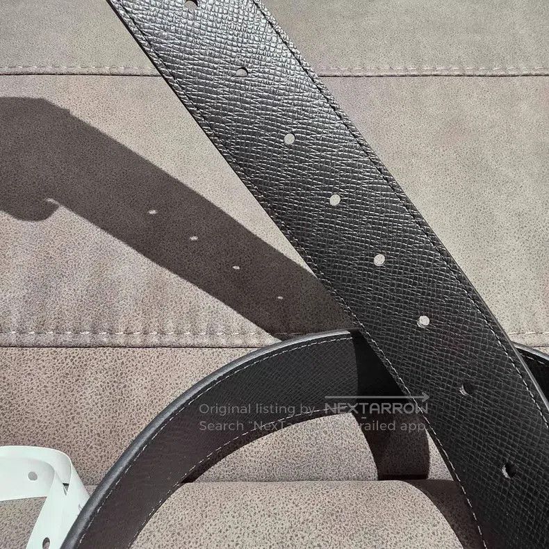 Louis Vuitton Louis Vuitton Black presbyopic with cowhide reversible lea Size ONE SIZE - 5 Thumbnail