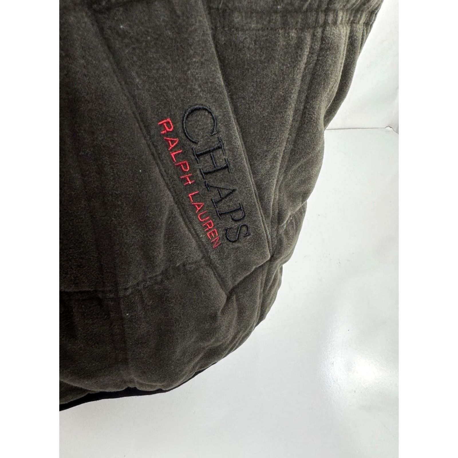Cremieux RALPH LAUREN / CHAPS Embroidered Quilted Ranch Field Chore Hunting L Vest Mens Green Quilted Full Zip Vest Mens Size US L / EU 52-54 / 3 - 3 Thumbnail