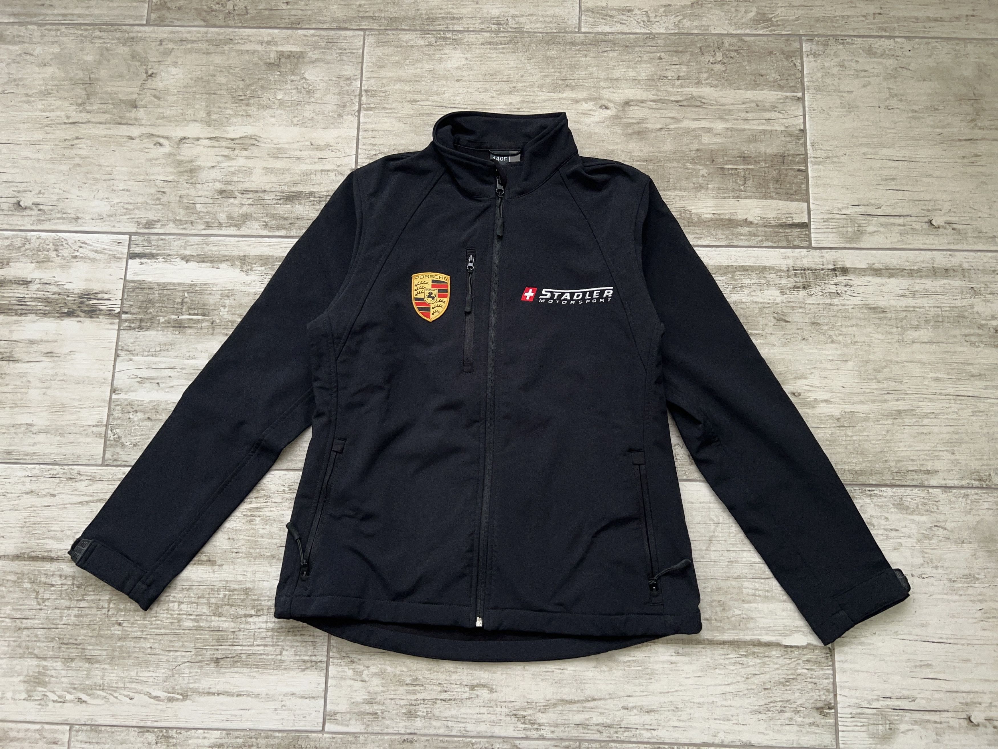 Formula 1 × Porsche Design Womens Stadler Motorsport Soft Shell Jacket Black Size M-L Size L / US 10 / IT 46 - 1 Thumbnail