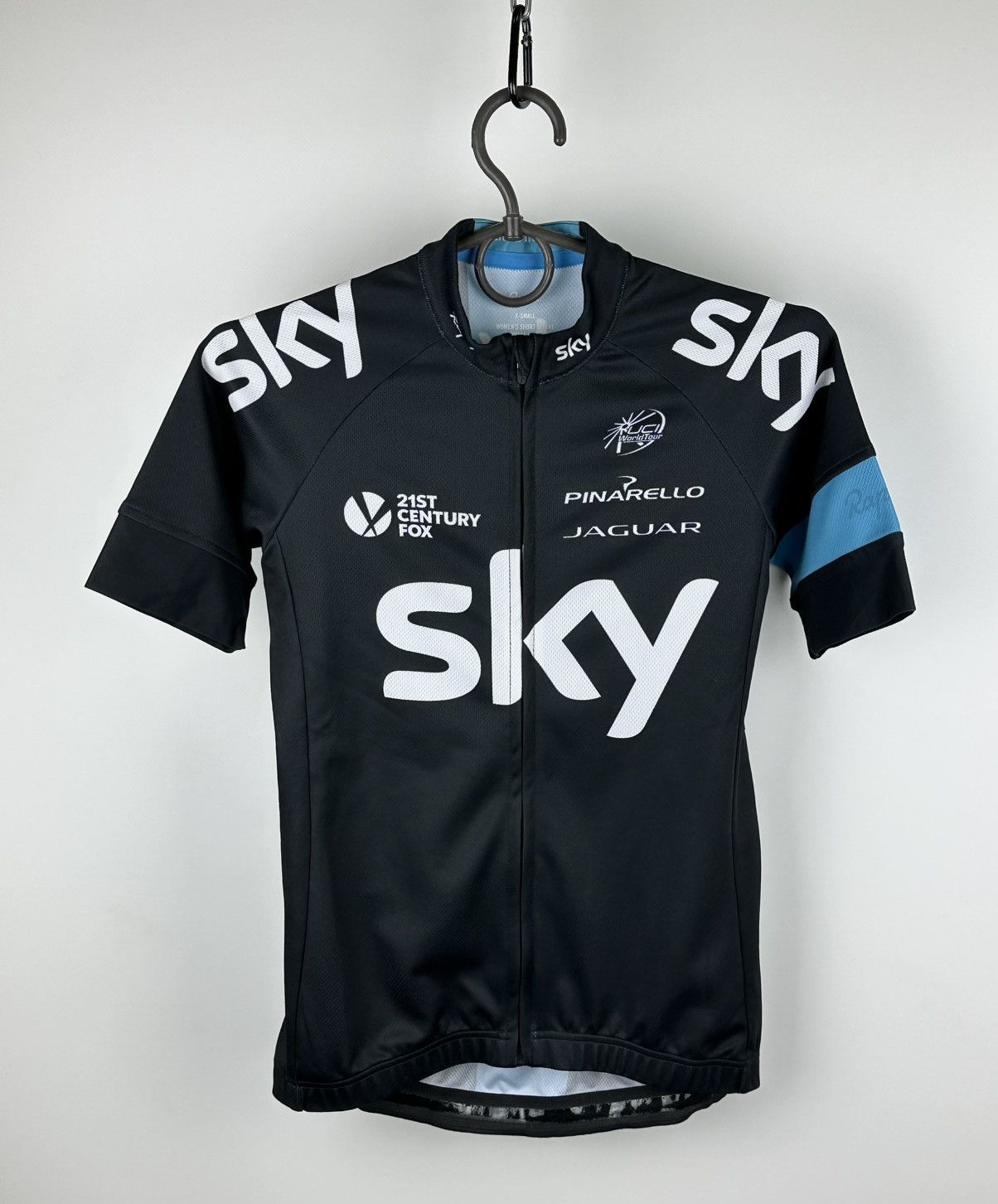 Rapha Rapha Team Sky Cycling Jersey Women XS Short Sleeve Black Size XS / US 0-2 / IT 36-38 - 1 Thumbnail