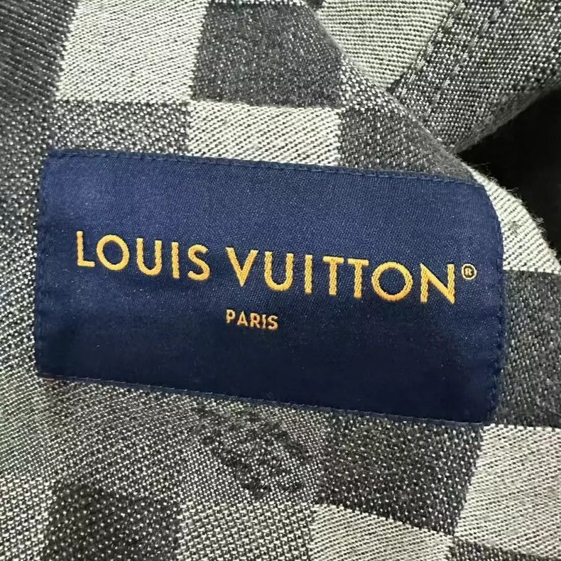 Louis Vuitton Louis Vuitton Louis Vuitton Checkerboard Denim Jacket-2506 Size US XXL / EU 58 / 5 - 3 Thumbnail