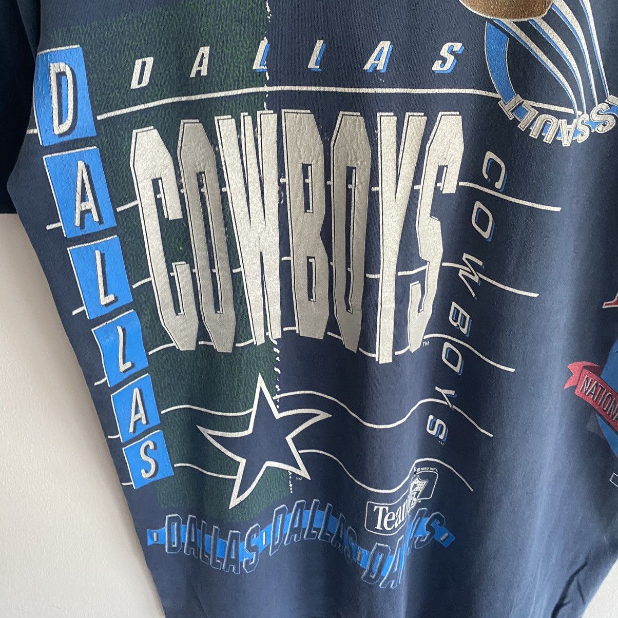 NFL × Salem Sportswear × Vintage Vintage NFL Dallas Cowboys Wrap Around Print Size US L / EU 52-54 / 3 - 3 Thumbnail