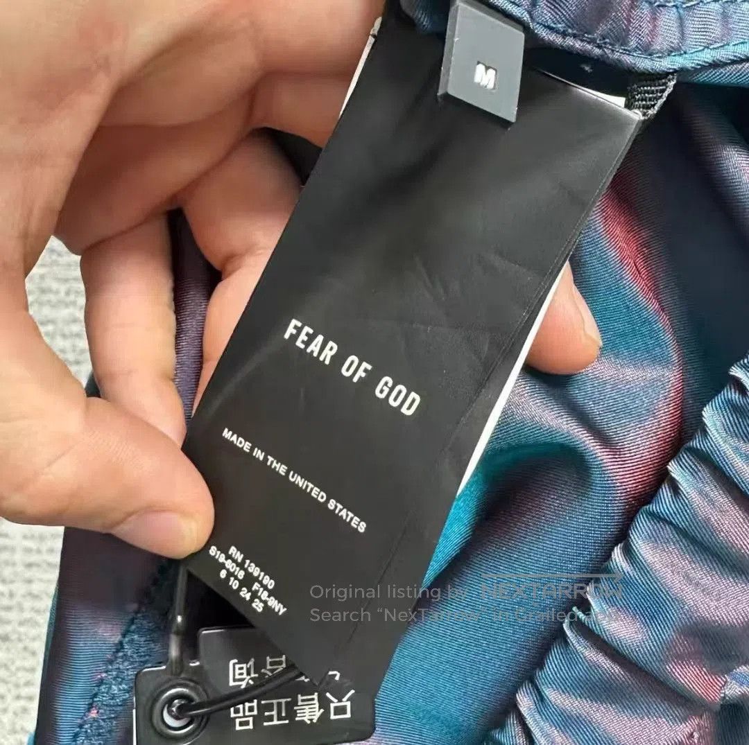 Fear of God Fog 6th Iridescent Nylon Jacket. Size US M / EU 48-50 / 2 - 4 Thumbnail
