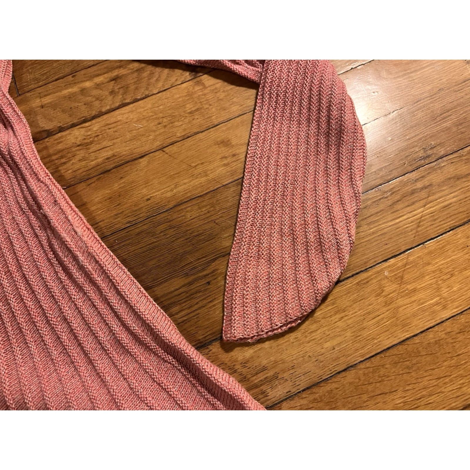 Pendleton VINTAGE Pendleton Cardigan Sweater Women’s M Pink Ribbed Long Open Size M / US 6-8 / IT 42-44 - 6 Thumbnail