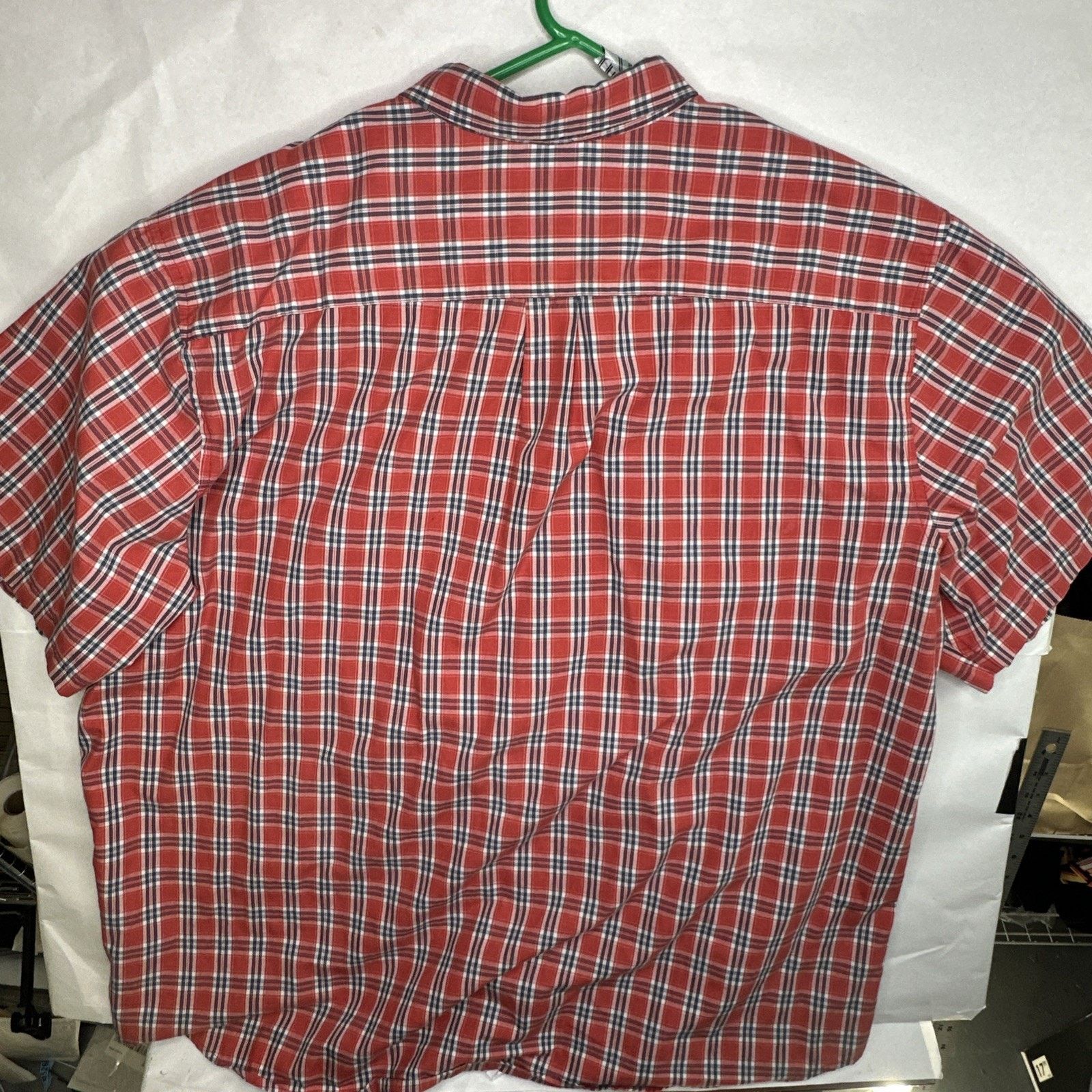 Basic Editions Basic Editions Mens Button Up Shirt Short Sleeve Size 3XL Size US XXL / EU 58 / 5 - 5 Thumbnail