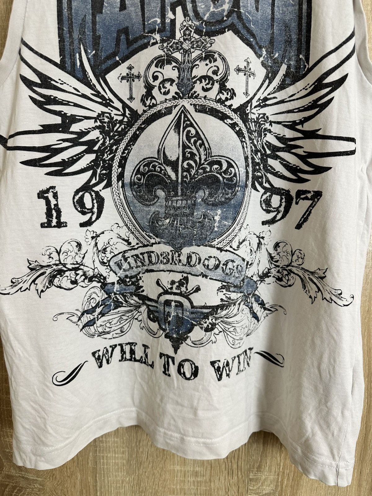 Tapout 🔥 Tapout Big Logo Tank Top T Shirt Affliction Ed Hardy Y2K Size US S / EU 44-46 / 1 - 4 Thumbnail