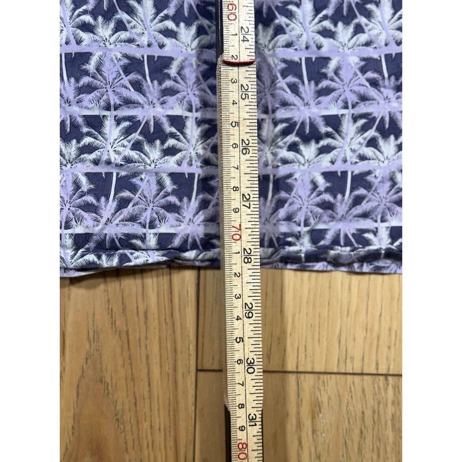 Tori Richard Tori Richard Shirt Mens XL Palm Trees Purple All Over Print Hawaiian USA Made Shirt Size US XL / EU 56 / 4 - 7 Thumbnail
