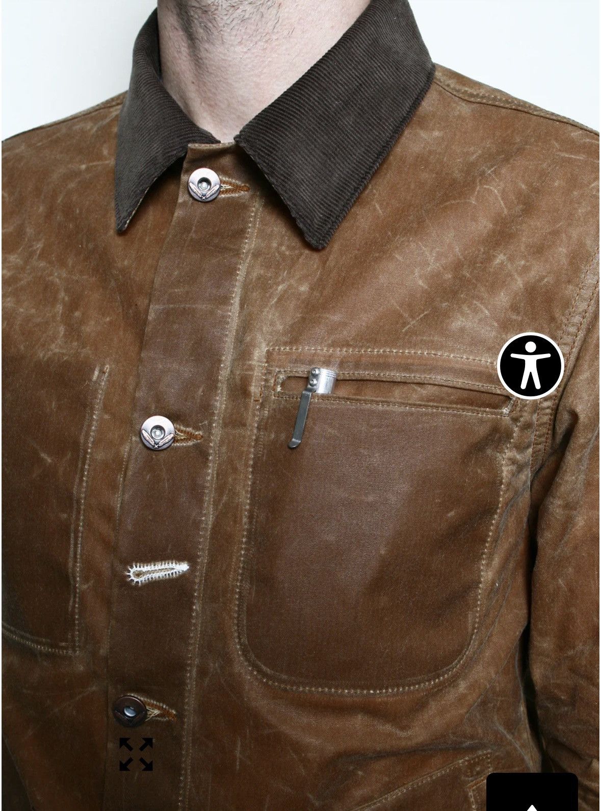Rogue Territory Cord Collar Supply Jacket / Whiskey Ridgeline Size US S / EU 44-46 / 1 - 5 Thumbnail