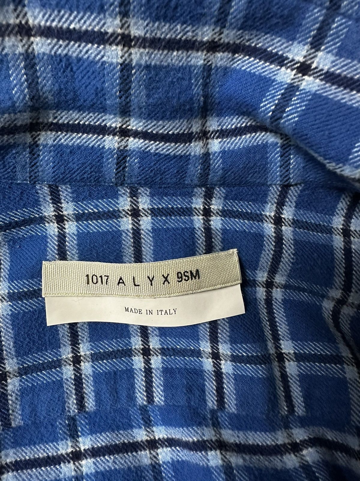 1017 ALYX 9SM 1017 ALYX 9SM logo-lettering Flannel Shirt Size US L / EU 52-54 / 3 - 6 Thumbnail