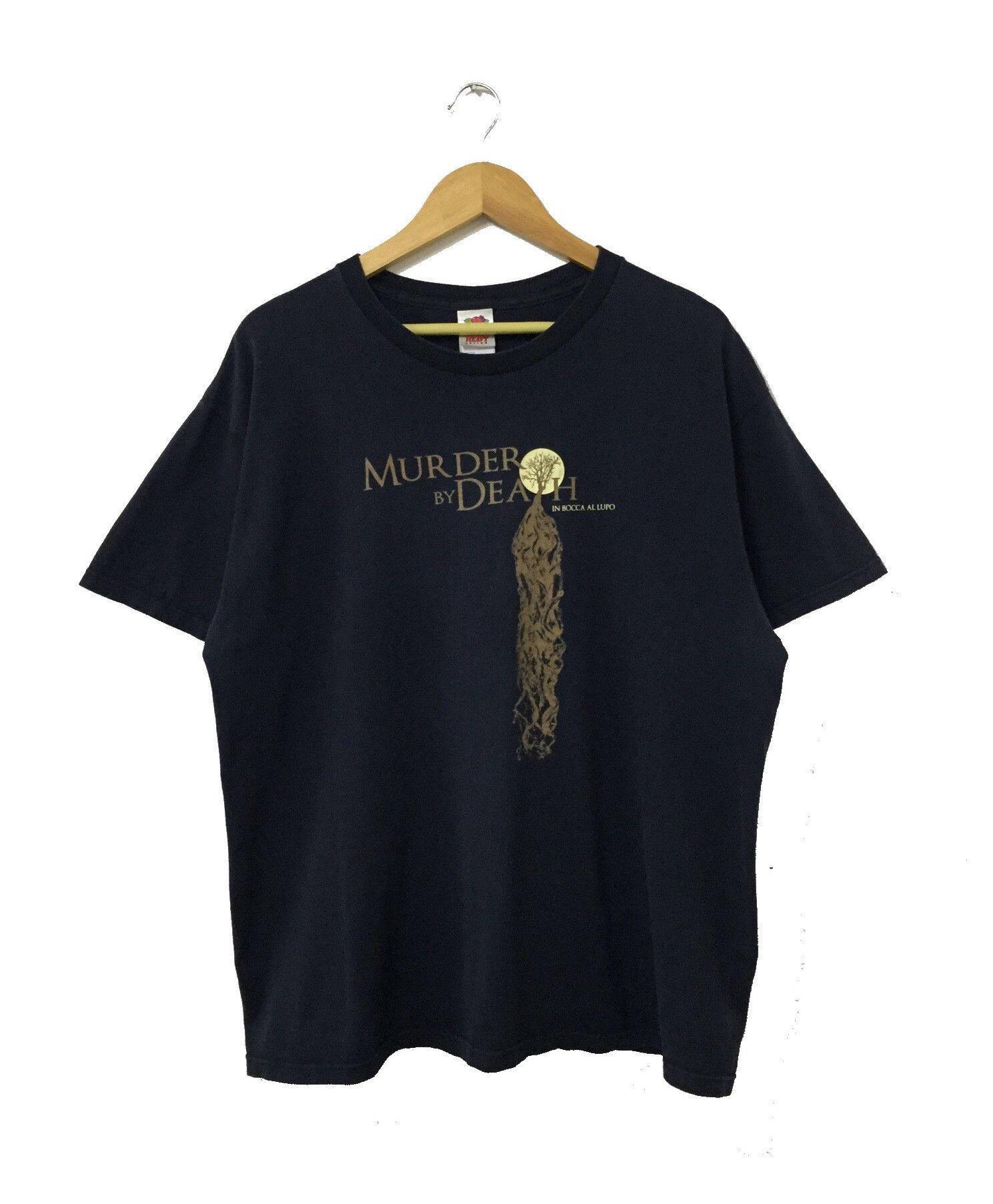 image of Band Tees x Rock Band Vintage 00S Murder By Death Indie Rock Album Band Tshirt in Black (Size XL)