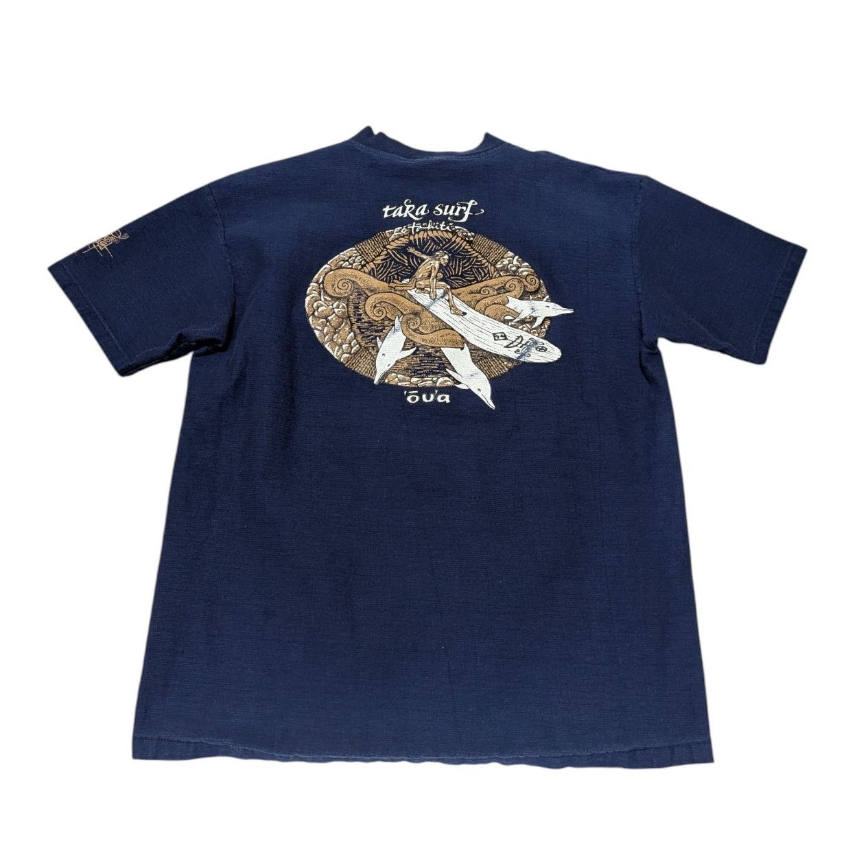Vintage Vintage Single Stitch Tahiti Surf Henley Tee Shirt Blue Top Size US XL / EU 56 / 4 - 1 Thumbnail