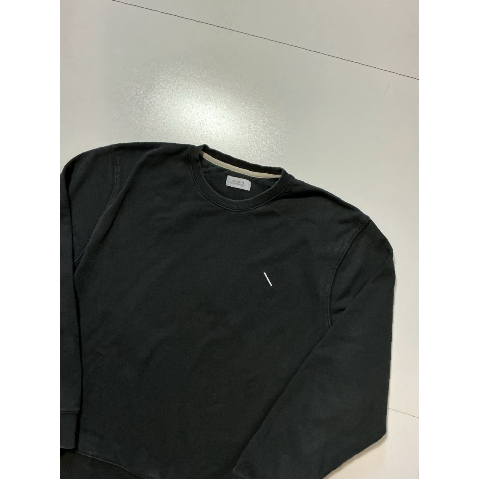 Saturdays NYC VINTAGE Saturdays NYC Sweatshirt Black Pullover Crewneck Embroidered Logo Bowery Slash NYC City XXL/2XL Men Mens Size US XXL / EU 58 / 5 - 3 Thumbnail