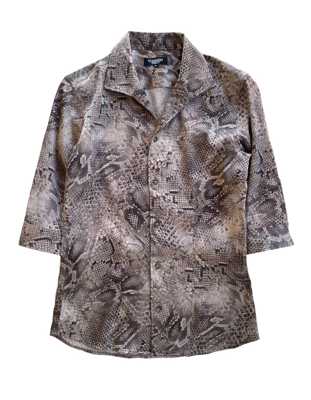 Tornado Mart Japan Snake Printed Shirt