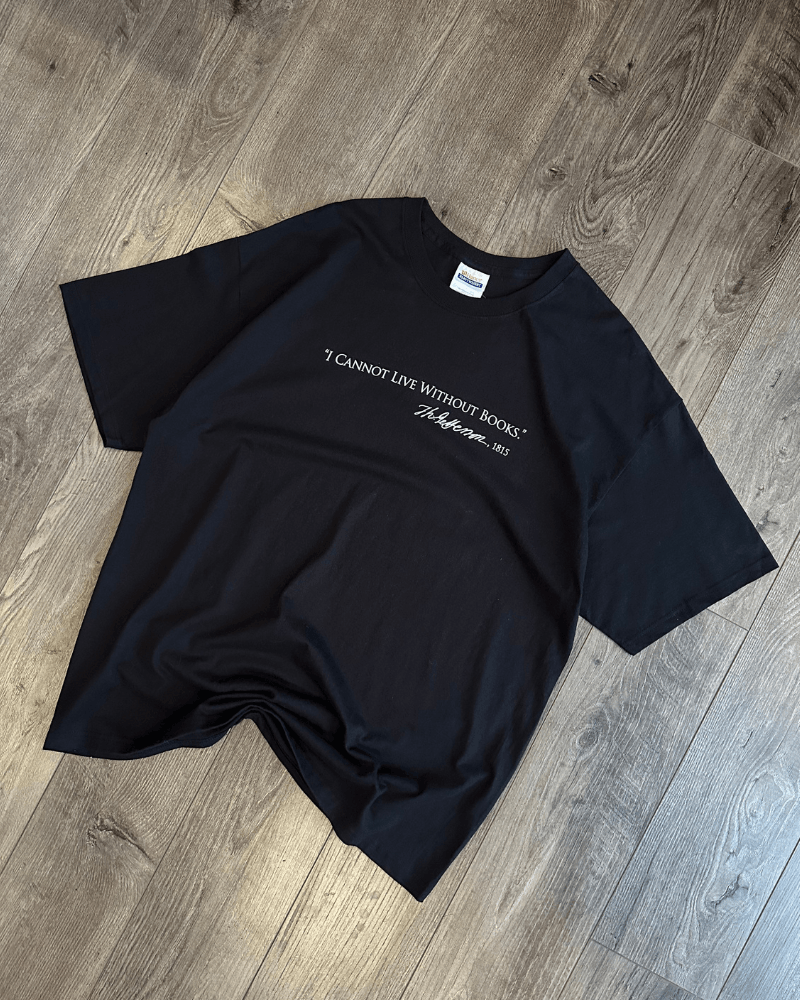 Hanes × Vintage NWT Vintage Thomas Jefferson Book Quote T-Shirt - Size XL Size US XL / EU 56 / 4 - 1 Thumbnail