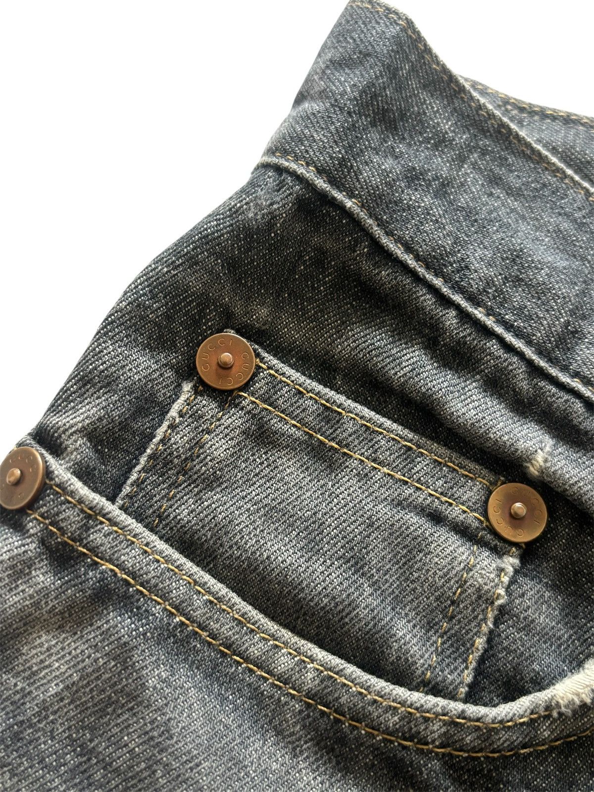 Gucci Vintage gucci jeans made in italy Size US 30 / EU 46 - 5 Thumbnail