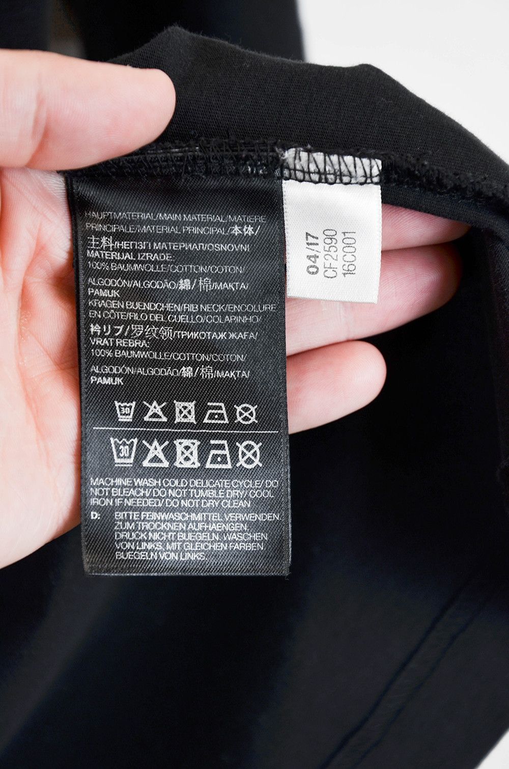 Y-3 × Yohji Yamamoto Y-3 Printed Black Oversized T-Shirt - S Size US S / EU 44-46 / 1 - 9 Thumbnail