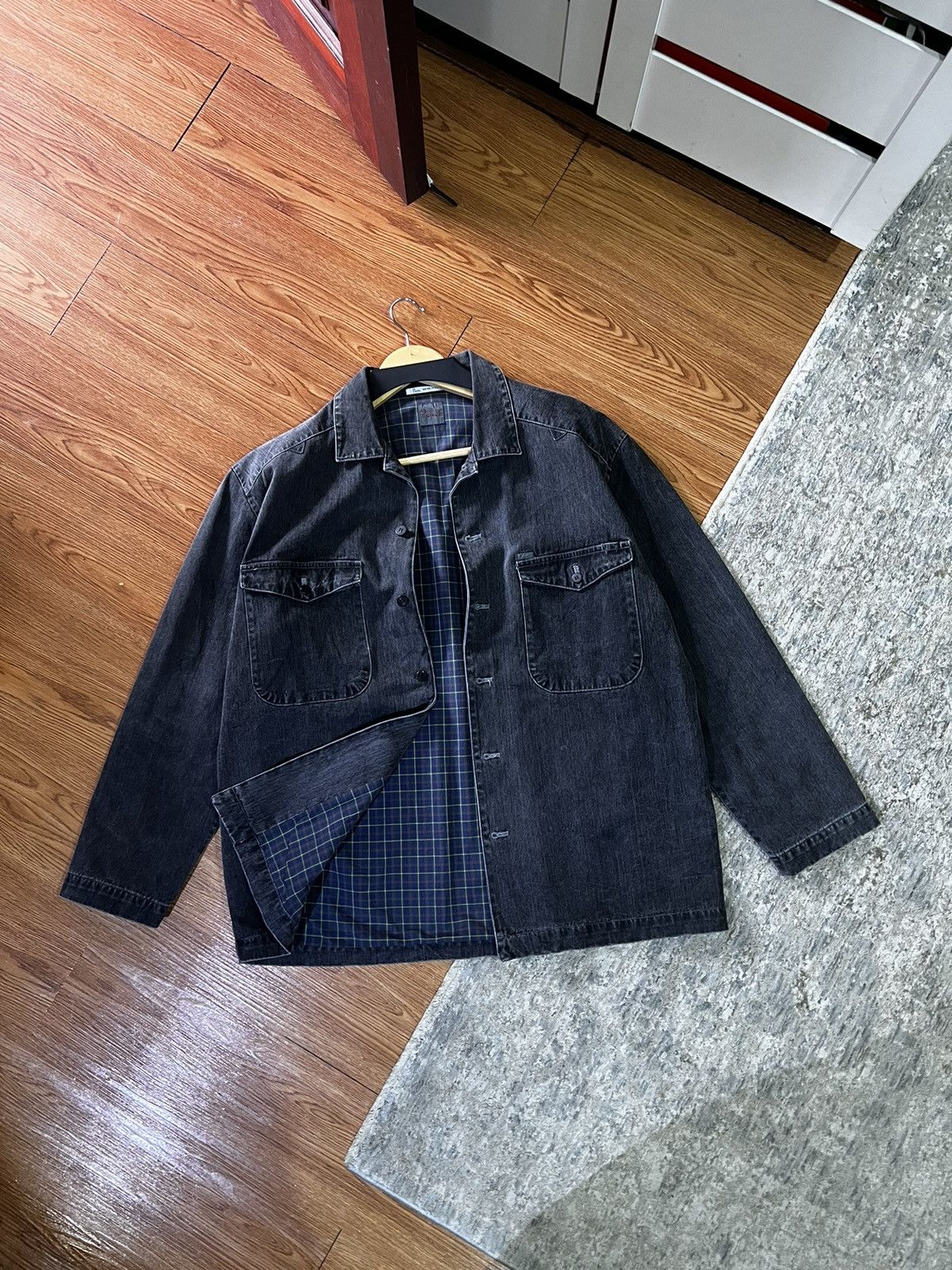 image of Designer Papas Jacket Item in Black, Men's (Size Large)