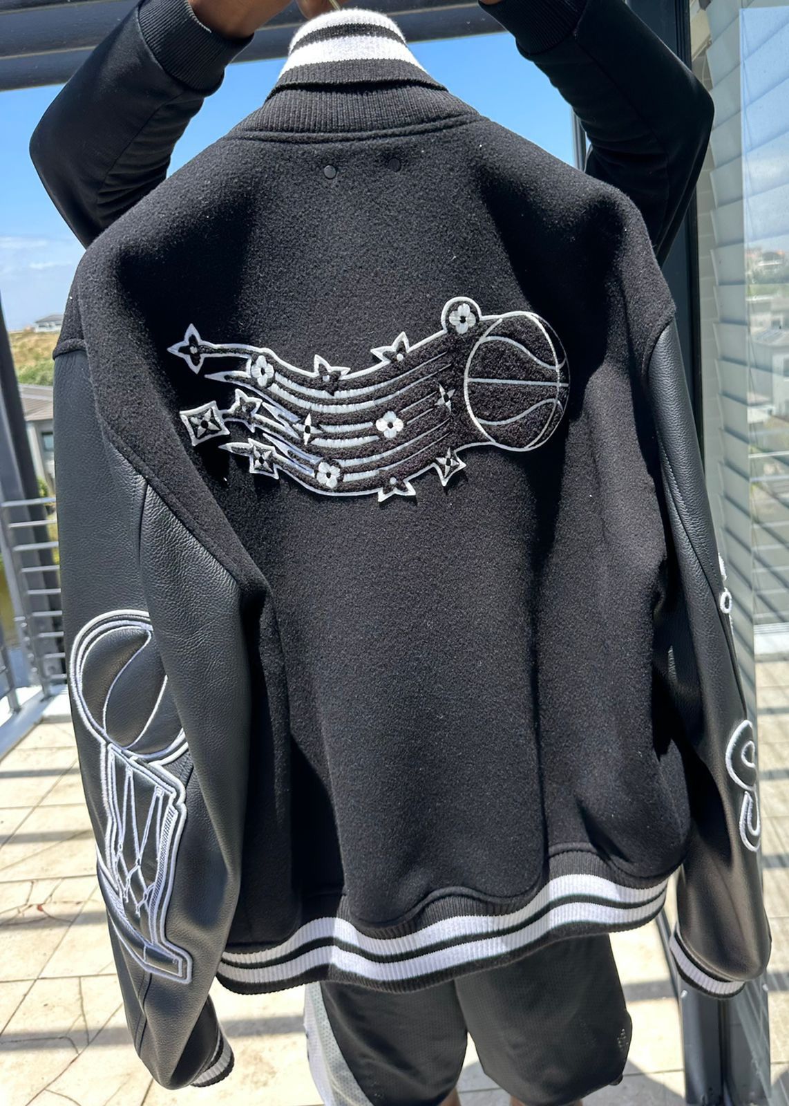 Virgil Abloh Louis Vuitton x NBA Leather Basketball Jacket Size US L / EU 52-54 / 3 - 8 Thumbnail