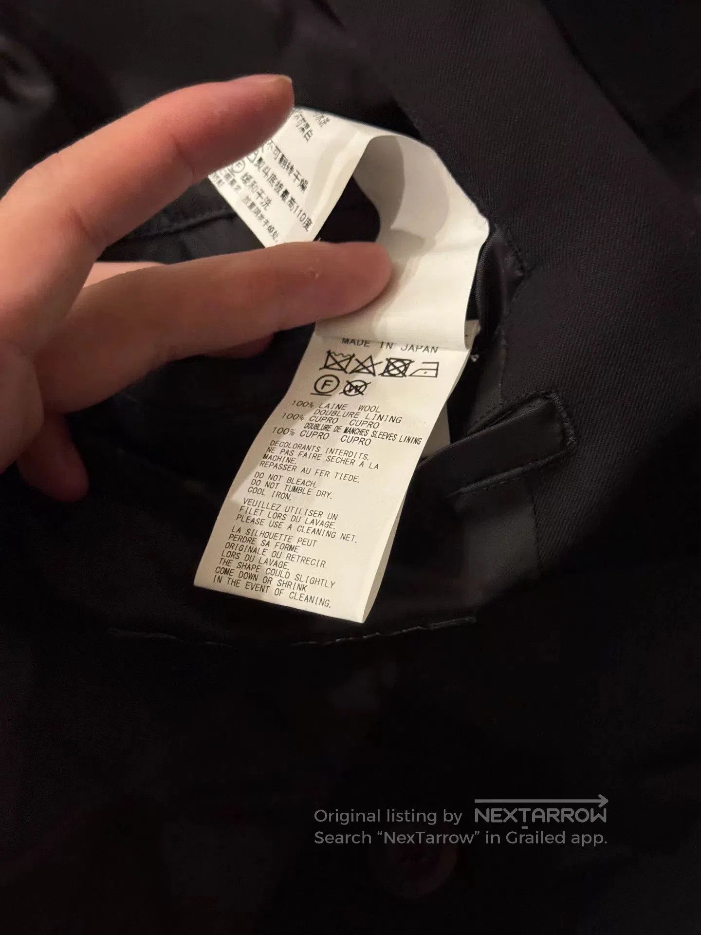 Yohji Yamamoto Yohji Yamamoto Wool Art Print Coat. Size US S / EU 44-46 / 1 - 8 Thumbnail
