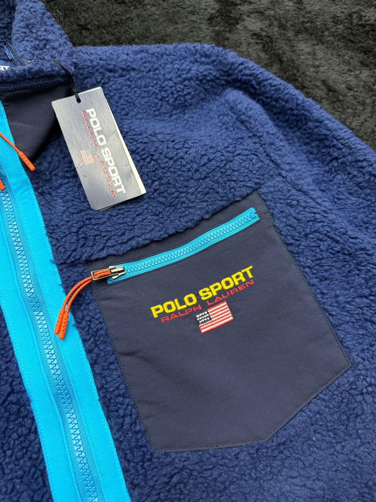Polo Ralph Lauren Polo Ralph Lauren Stacked Polo Sport Fleece Zip Jacket Size US S / EU 44-46 / 1 - 3 Thumbnail