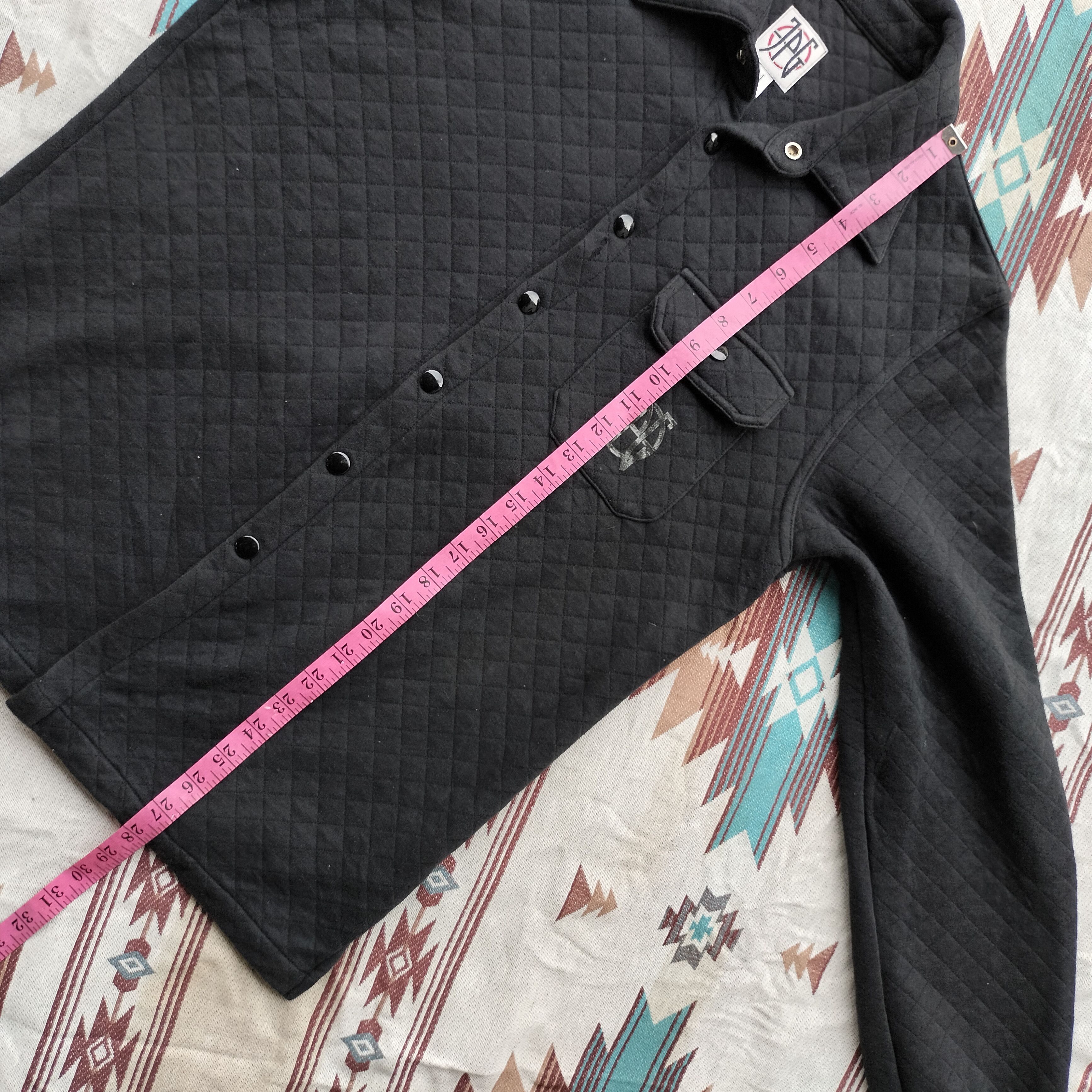 Jean Paul Gaultier JPG Black diamond stitch Ls shirt Size US M / EU 48-50 / 2 - 14 Thumbnail