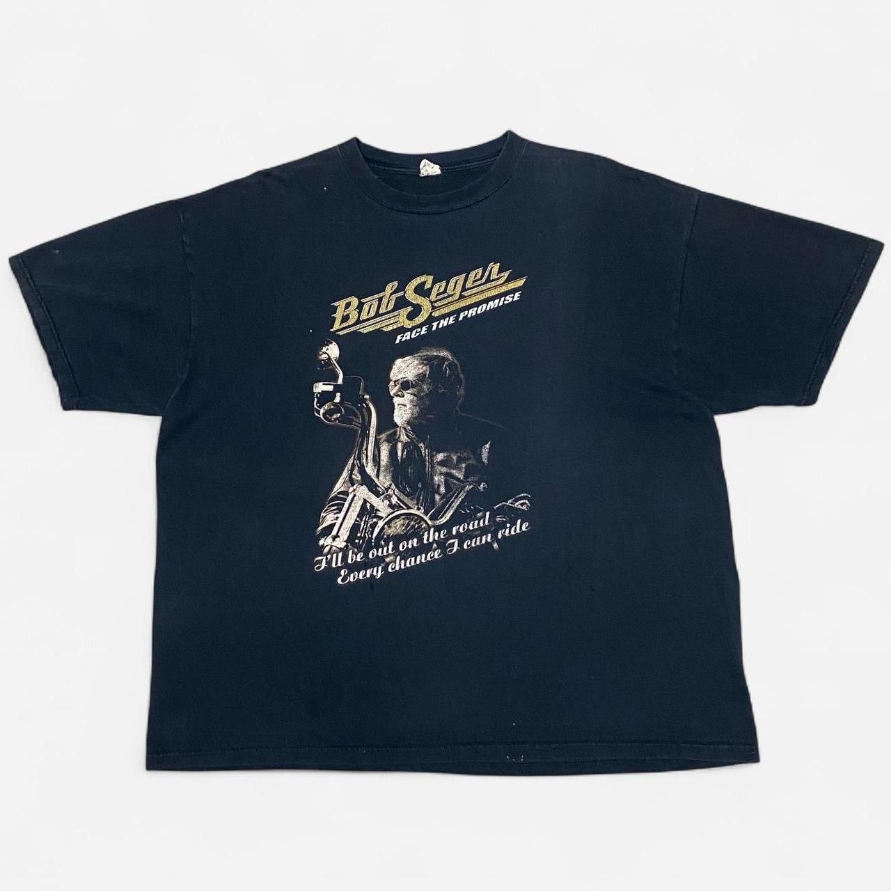 Other Vintage Bob Seger face the promise black tour Tshirt Size US XL / EU 56 / 4 - 1 Thumbnail