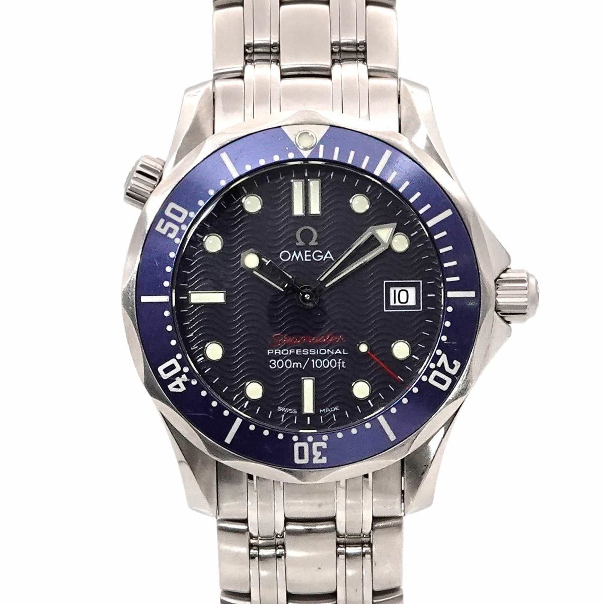 Omega Seamaster 300 Professional 2223 80 Boys Watch Date Blue Quartz, Women's