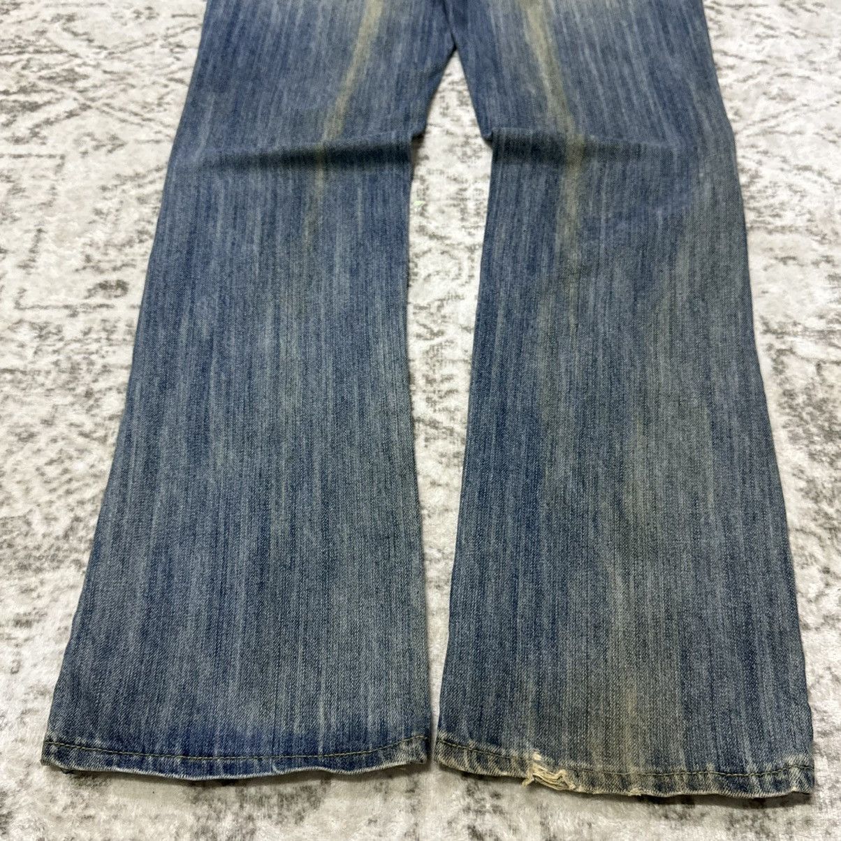 Kapital Vintage Japanese Brand Patch Work Embroidery Flared Jeans Size 30" / US 8 / IT 44 - 11 Thumbnail