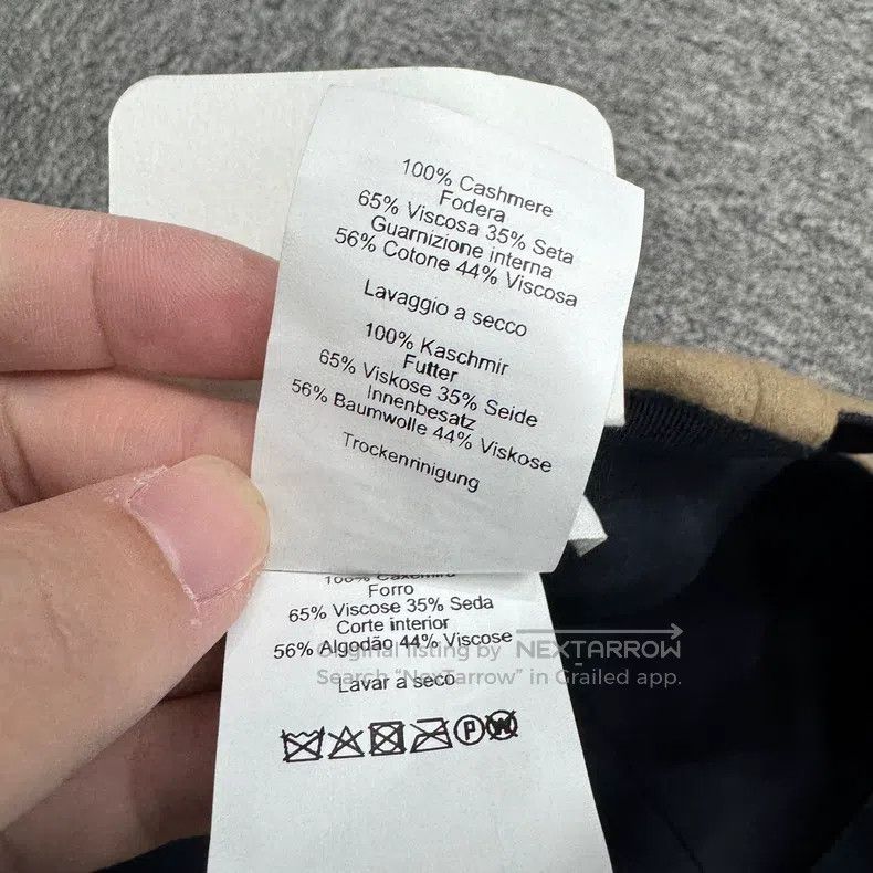 Hermes Hermes size 57 Cashmere Baseball Cap Size ONE SIZE - 7 Thumbnail