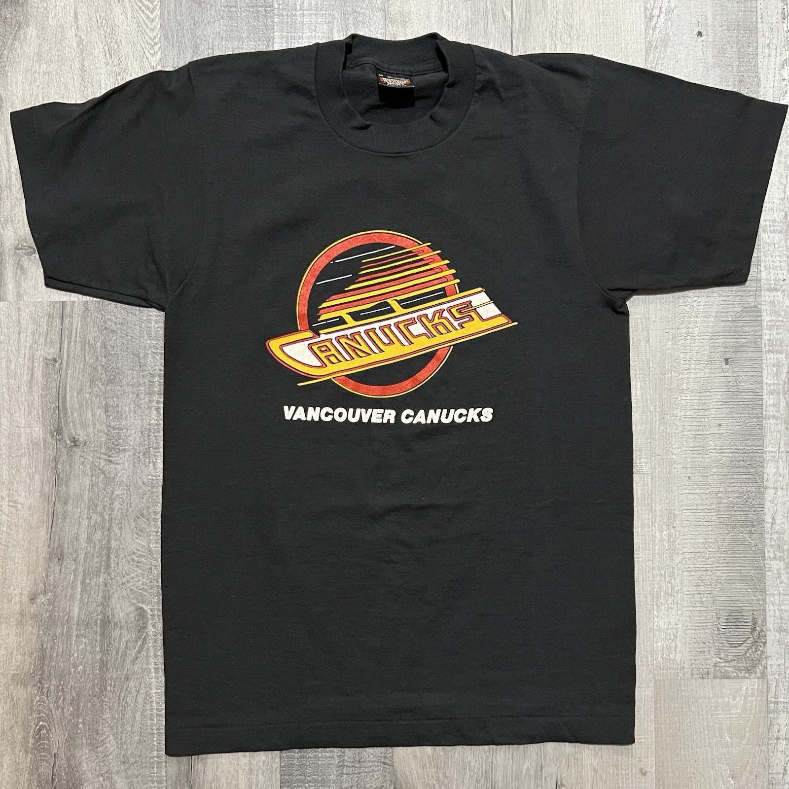 Other VTG Vancouver Canucks T Shirt 90s Black NHL Hockey T Shirt Size US M / EU 48-50 / 2 - 1 Thumbnail