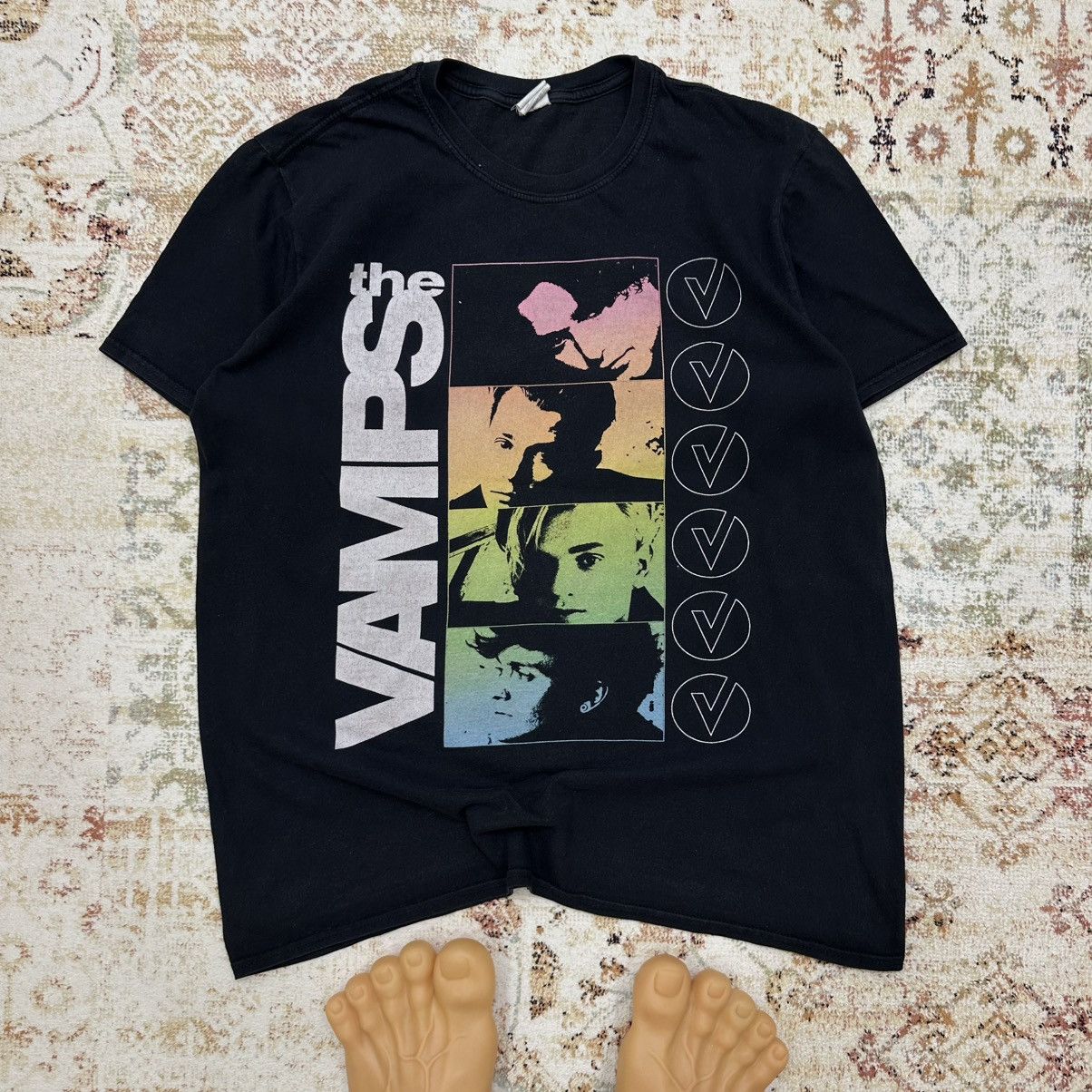 Band Tees × Vintage Vintage Adult” The Vamps” T-shirts Band Rock Tour 00s Size US L / EU 52-54 / 3 - 1 Thumbnail