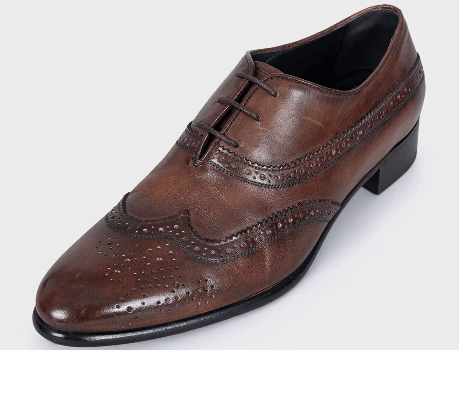Berluti Berluti Brown Perforated Leather Brogues EU39.5 Size US 6.5 / EU 39-40 - 3 Thumbnail