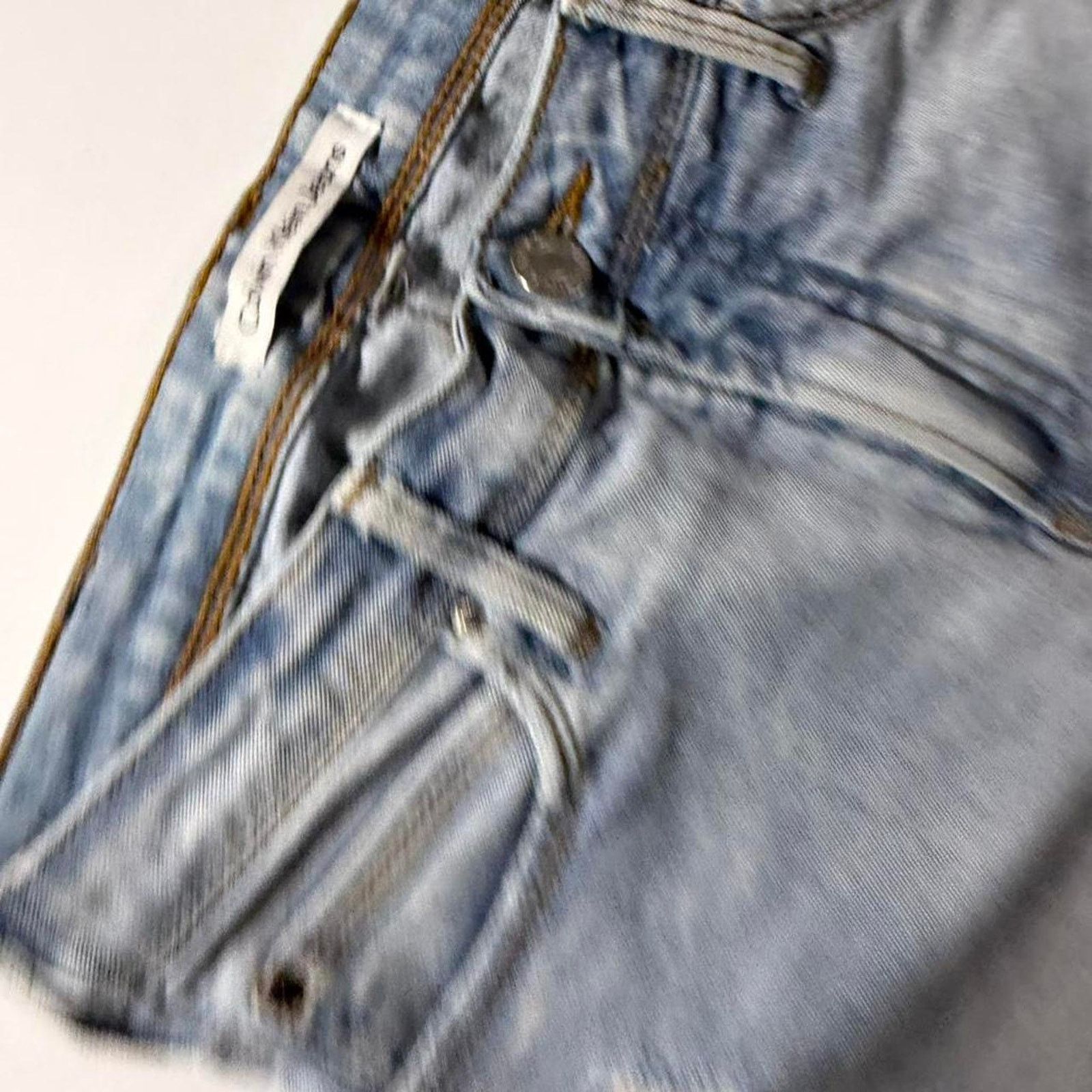 Calvin Klein × Hedi Slimane × Vintage vintage 2000s skinny fit calvin klein distressed jeans Size US 26 / EU 42 - 7 Thumbnail