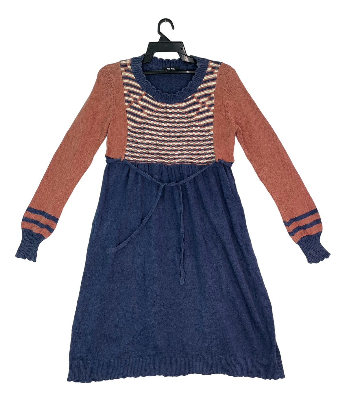 Issey Miyake × Ne-Net Ne Net knit stripe dress multicolor Size M / US 6-8 / IT 42-44 - 1 Thumbnail