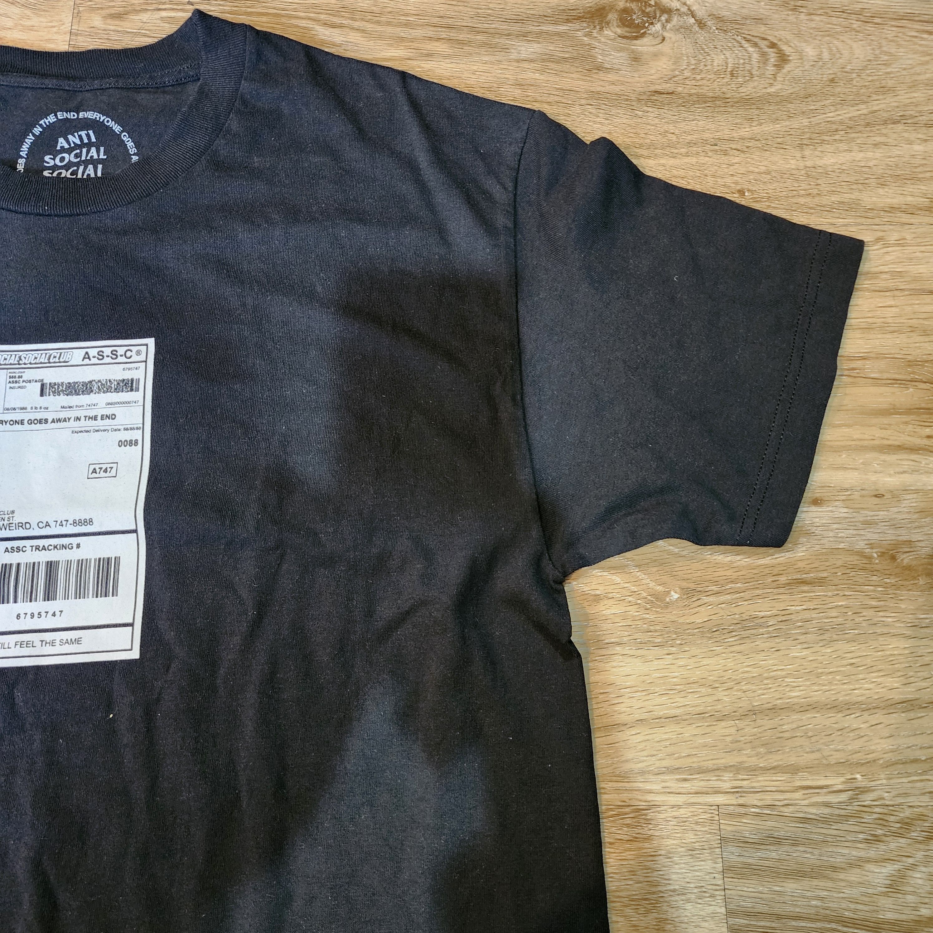 Anti Social Social Club Assc shipping label tee Size US L / EU 52-54 / 3 - 4 Thumbnail