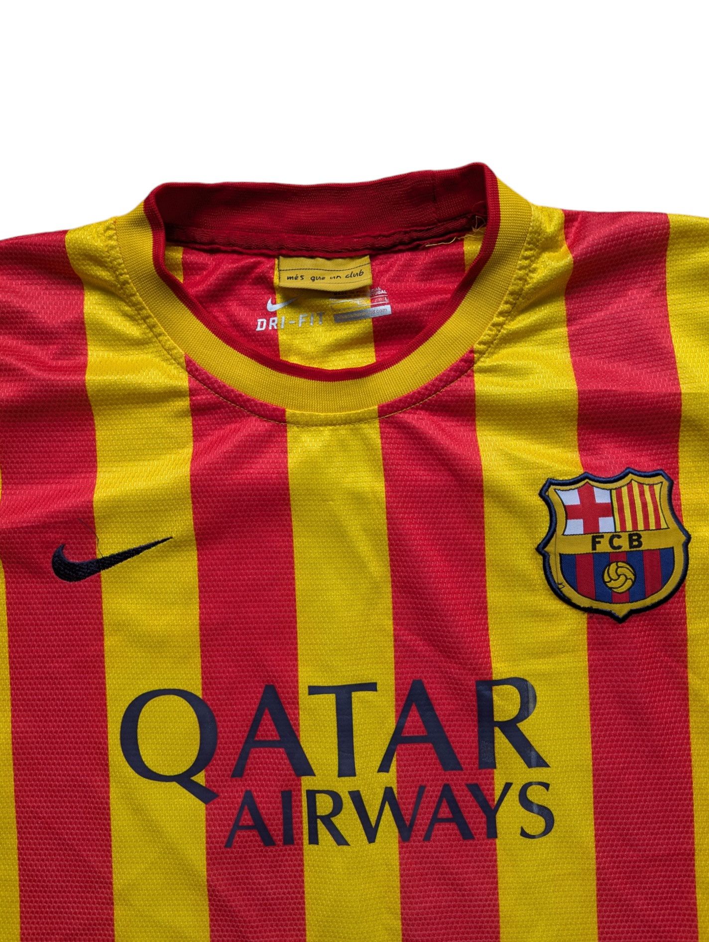 Other NIKE BARCELONA FC 2013/14 FOOTBALL SHIRT SOCCER JERSEY Size US M / EU 48-50 / 2 - 3 Thumbnail