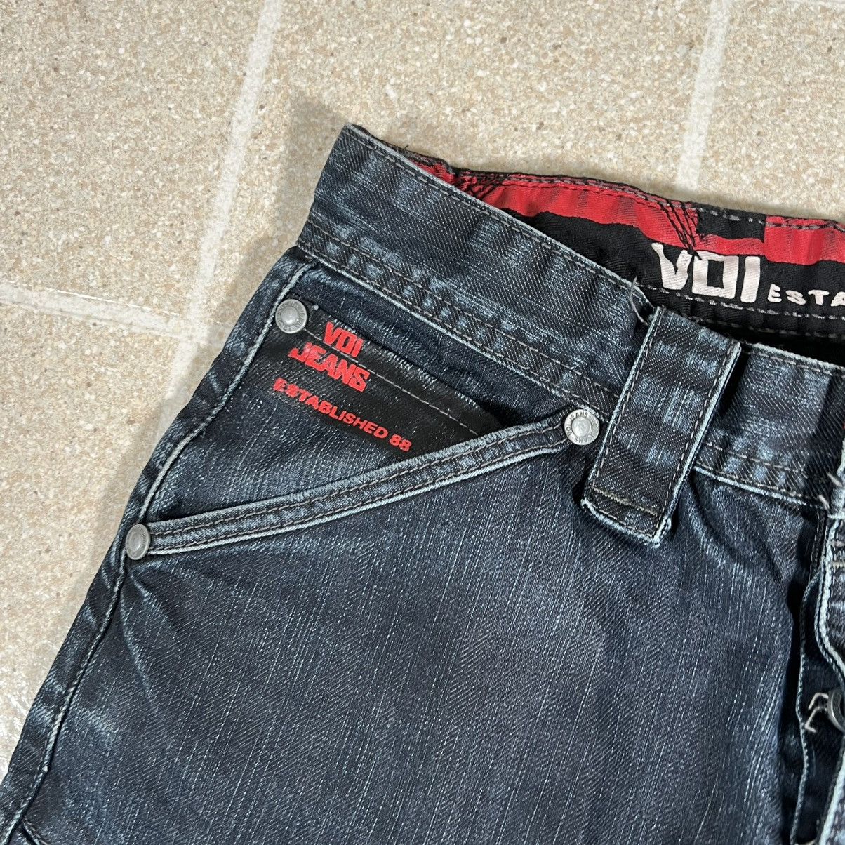 Voi Jeans Vtg VOI Jeans Y2K Denim Evisu Style Pockets Pants sz 28x31 Size US 28 / EU 44 - 8 Thumbnail