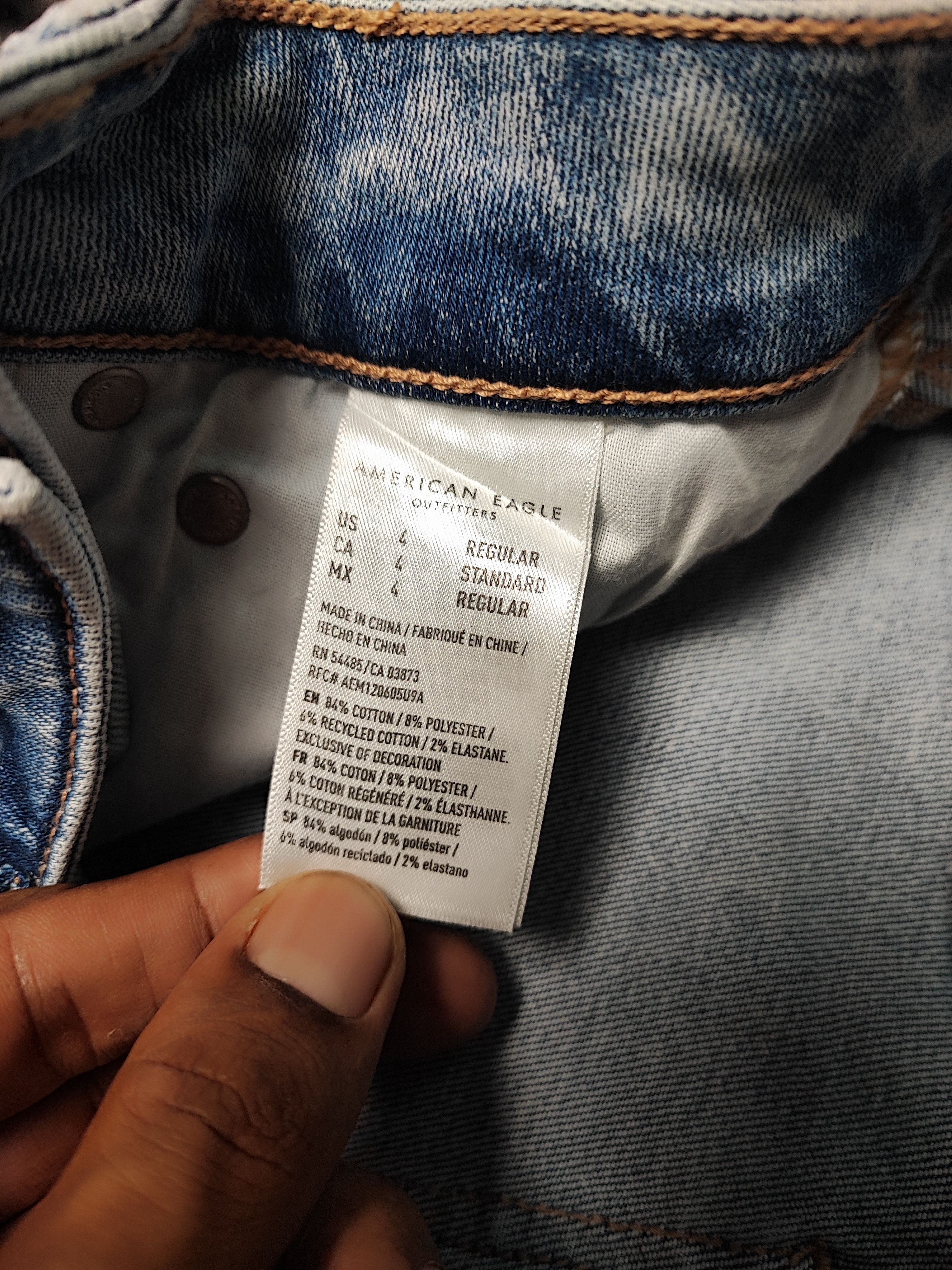 American Eagle Outfitters × Jean FLARED JEANS By AMERICAN EAGLE Size US 26 / EU 42 - 10 Thumbnail