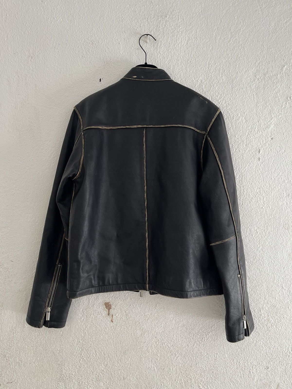 Tag Heuer Tag Heuer Black Leather Steve Mcqueen Jacket by Dakota Size US S / EU 44-46 / 1 - 2 Thumbnail