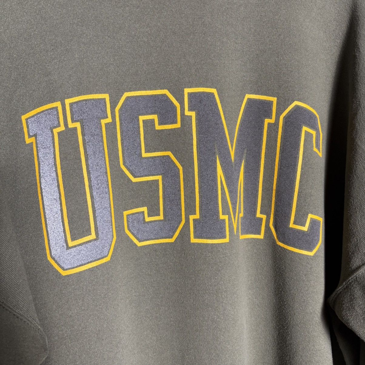 Vintage Vintage 90s USMC Reflector Logo Crewneck Sweatshirt Size US XXL / EU 58 / 5 - 4 Thumbnail