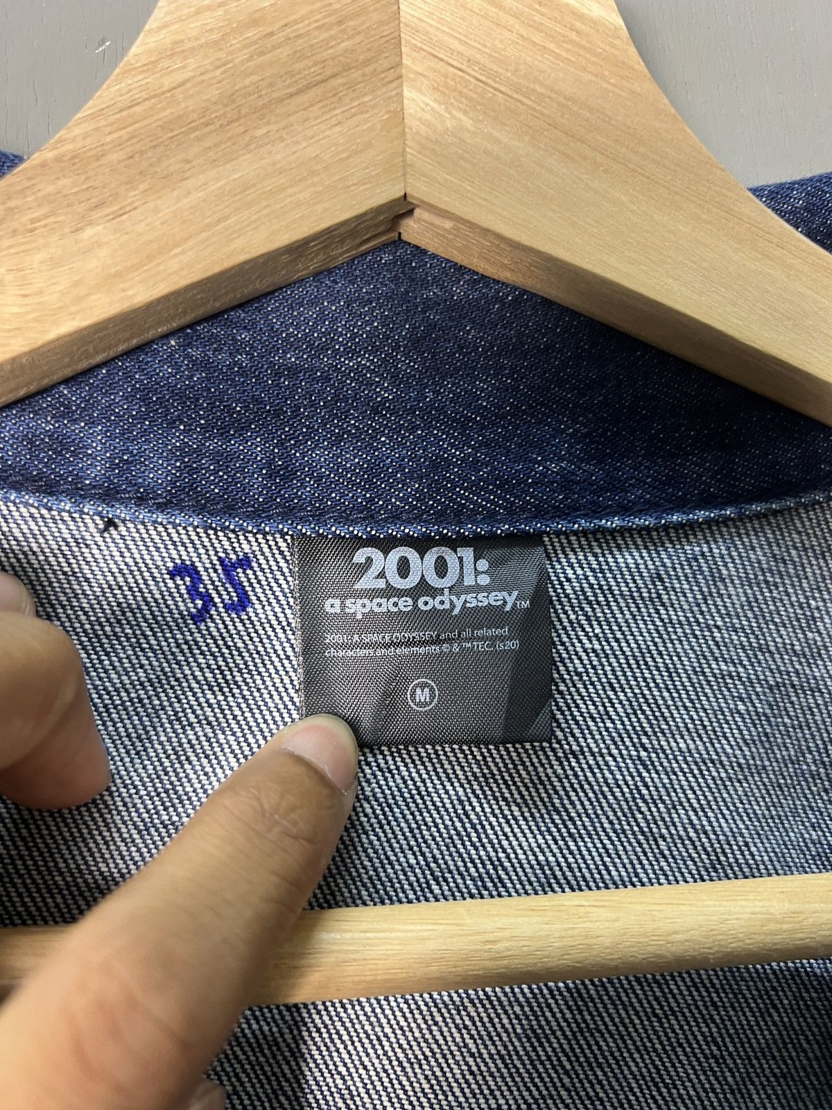 Japanese Brand Stanley Kubrick A Space Odyssey Type 1 Blue Denim Jacket Size US M / EU 48-50 / 2 - 8 Thumbnail