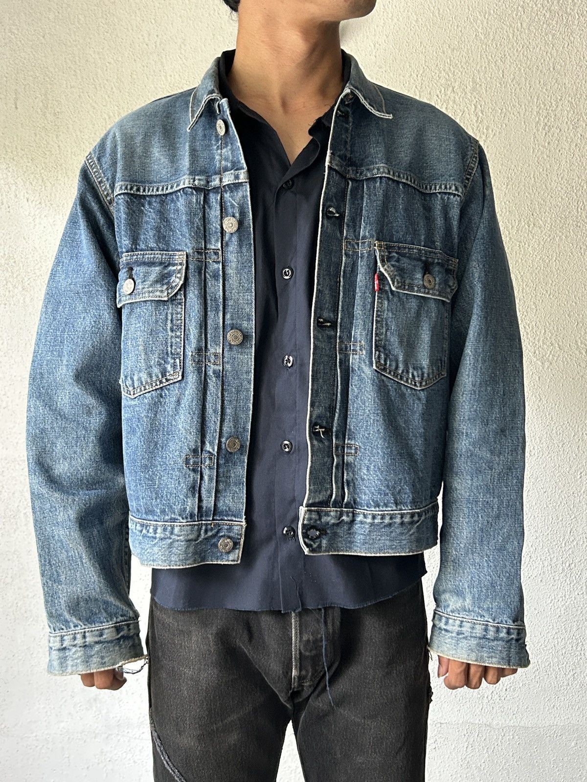 Vintage 1980's Levi's Black Denim Jacket, Deadstock NWT