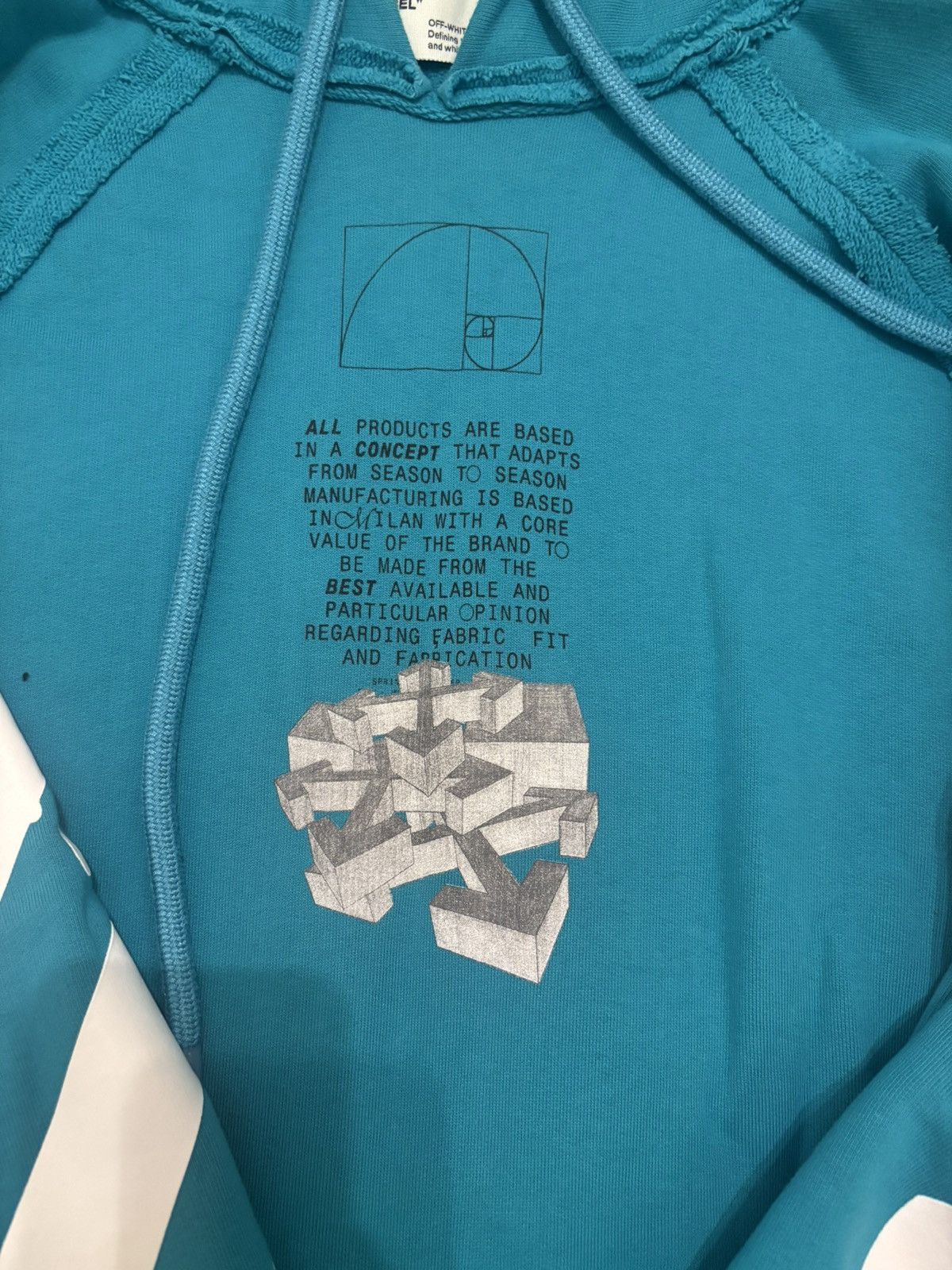 Off-White Off White Oversized Logo Hoodie Size US S / EU 44-46 / 1 - 3 Thumbnail