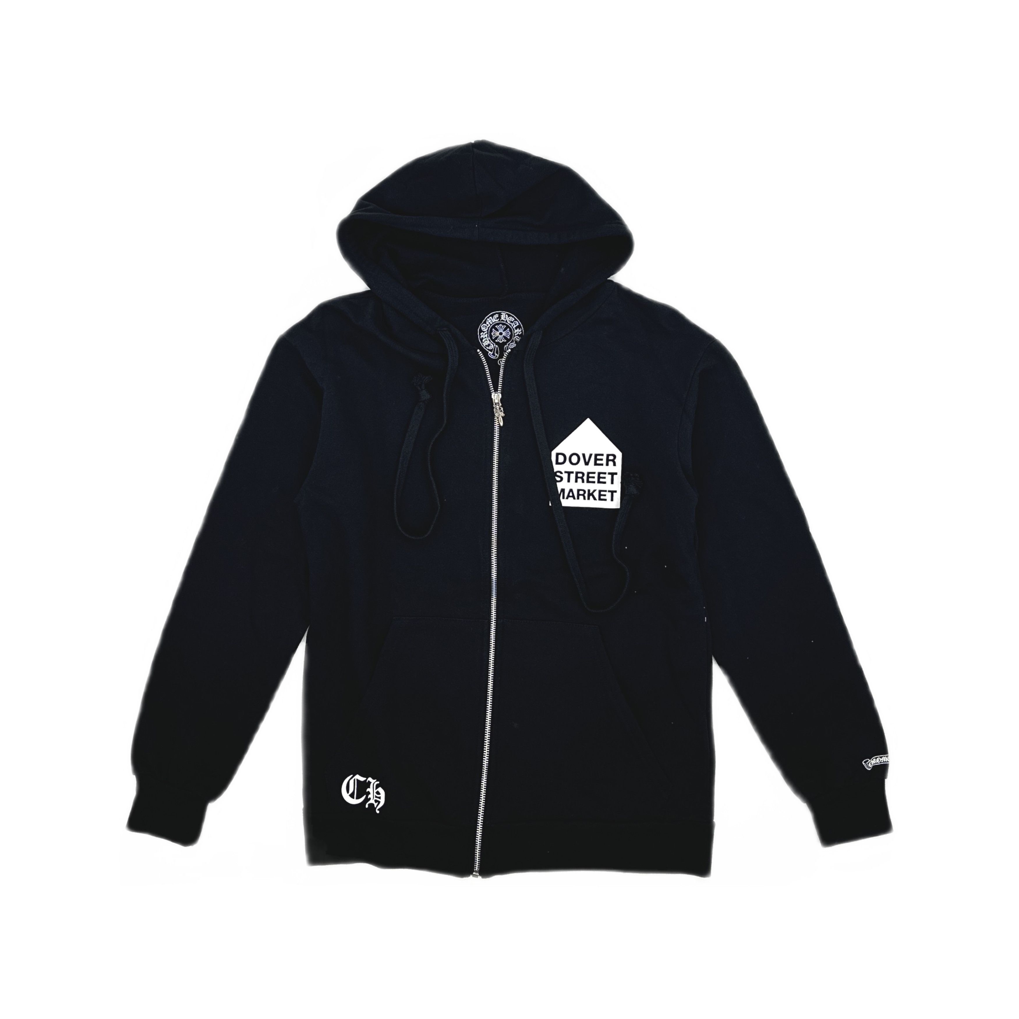 Chrome Hearts Chrome Hearts x DSM Logo Zip Hoodie Black L Size US L / EU 52-54 / 3 - 1 Thumbnail